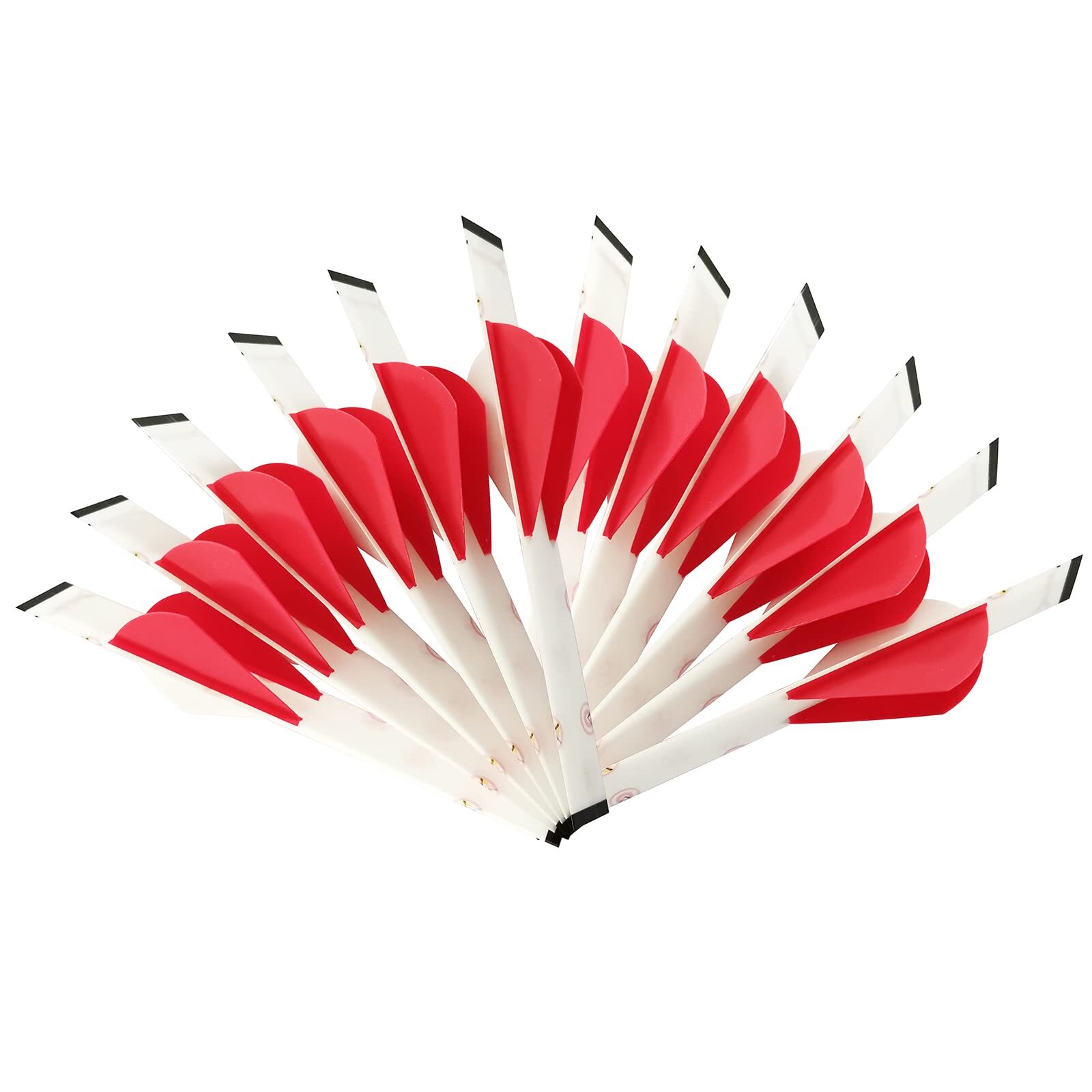 Shrink Fletch with 2 Inch Vanes 12Pack Stretch Arrow Wraps Universal Fit fo