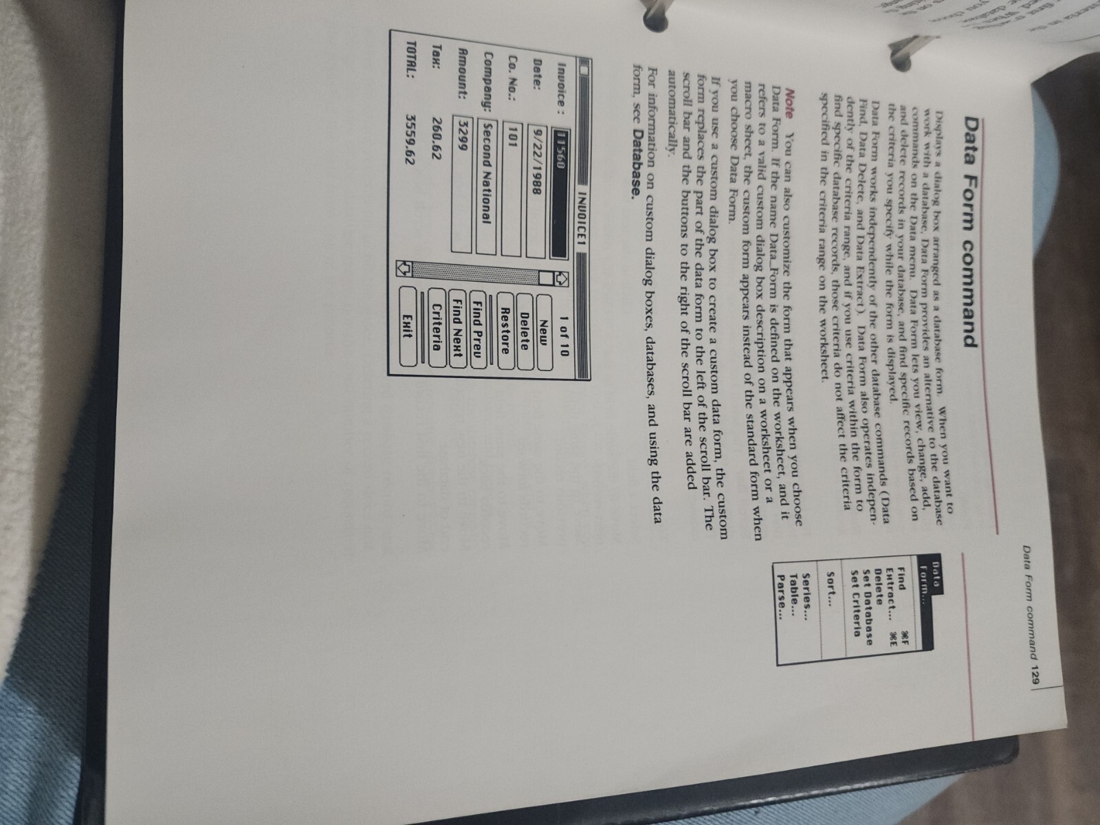 80's Vintage Retro Microsoft Excel Reference Guide Binder