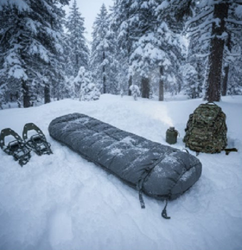 NEW SEALED USGI Intermediate Sleeping Bag Improved Modular Sleep System Gray