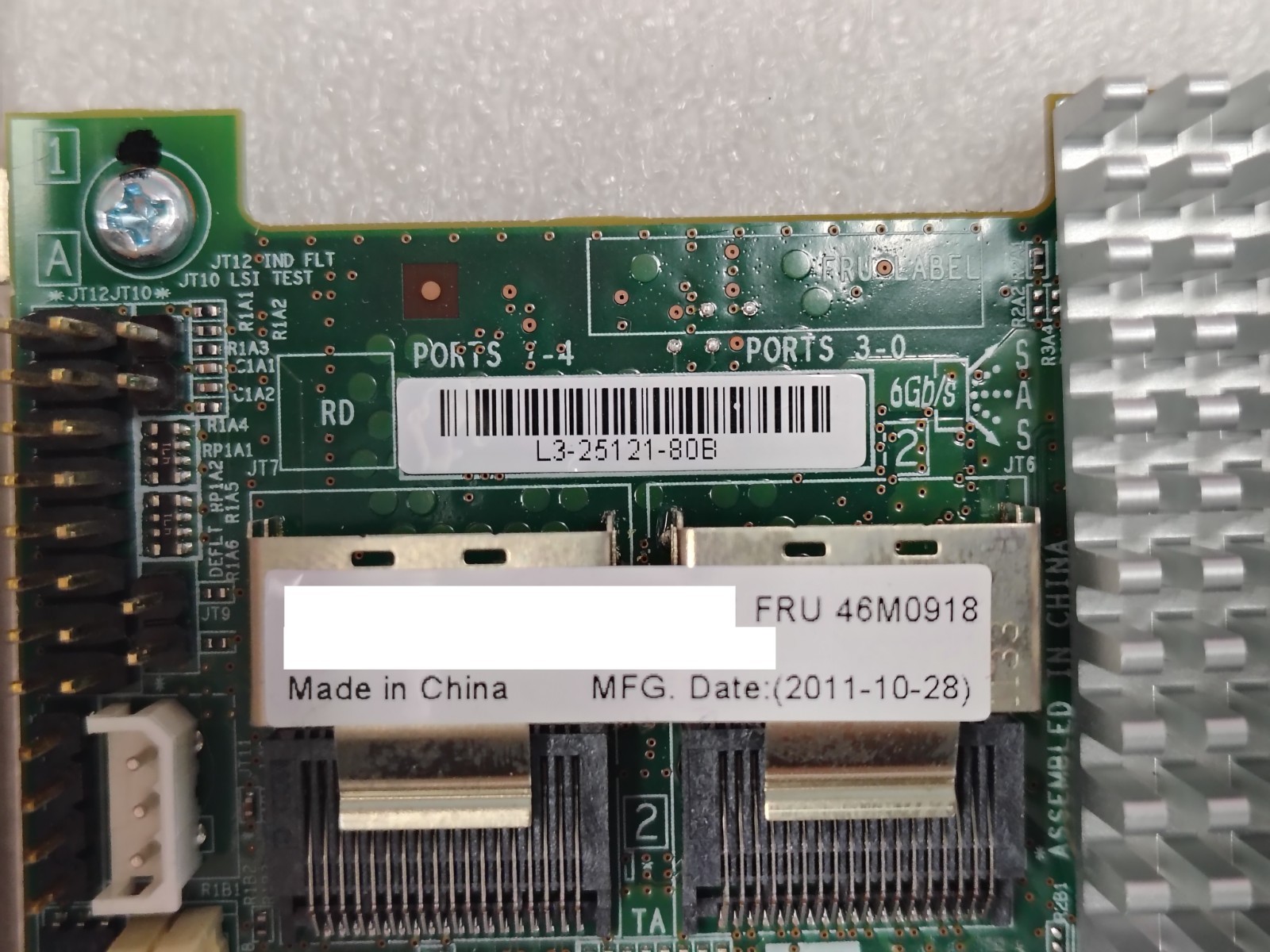 IBM 46M0918 SAS/SATA 6Gbps Raid Controller FP