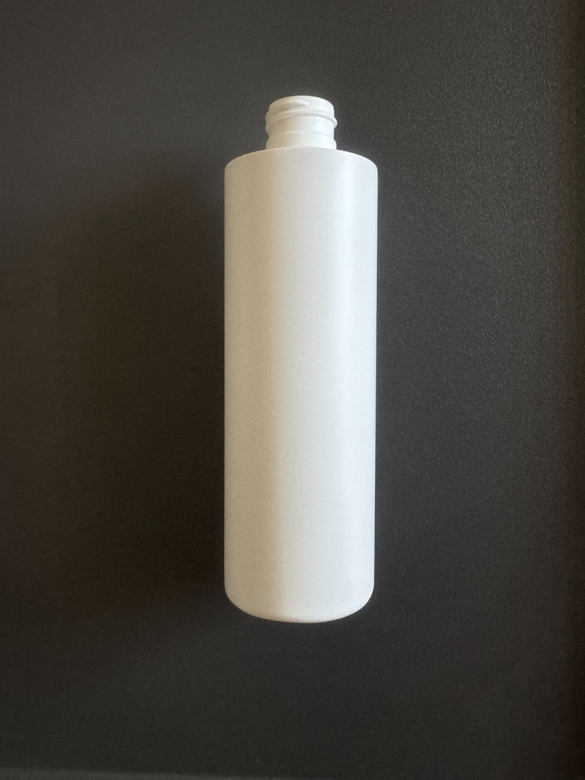 347 bottles of HDPE 8 oz. White Cylinder  Bottles