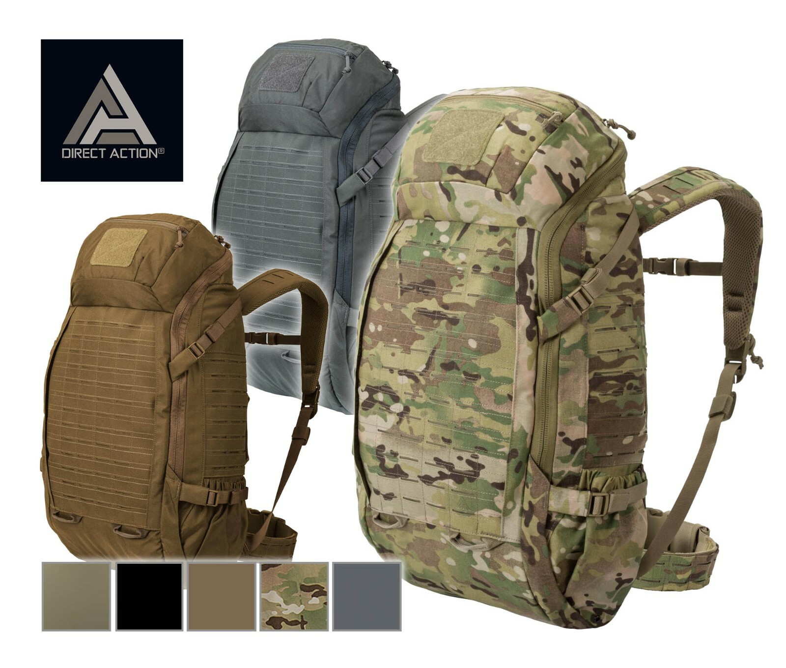 DIRECT ACTION HALIFAX Backpack Rucksack Military Multicam helikon MOLLE Tactical