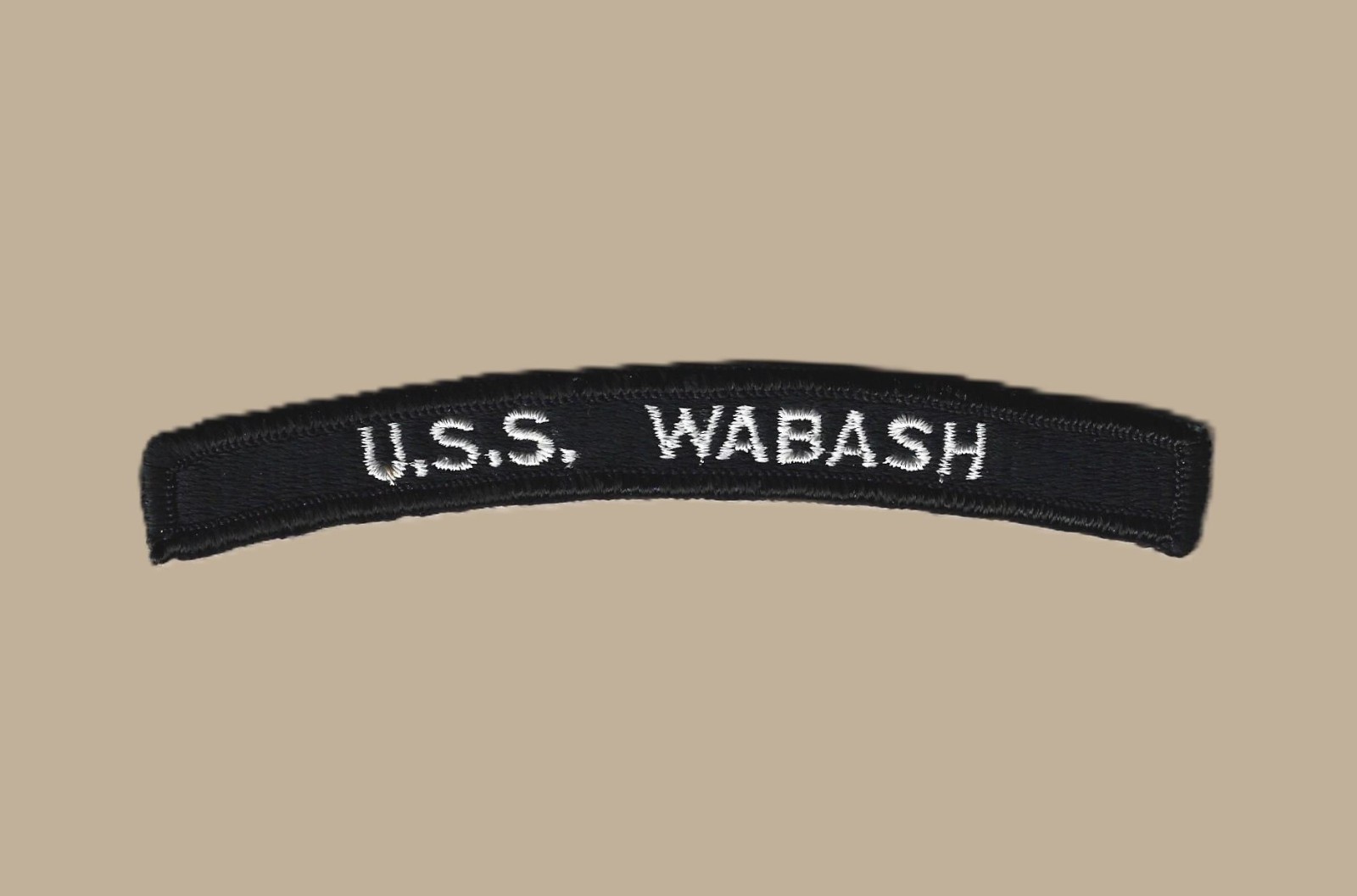 US Navy AOR-5 USS Wabash Replenishment Oiler UIM Shoulder Rocker Tab (01)