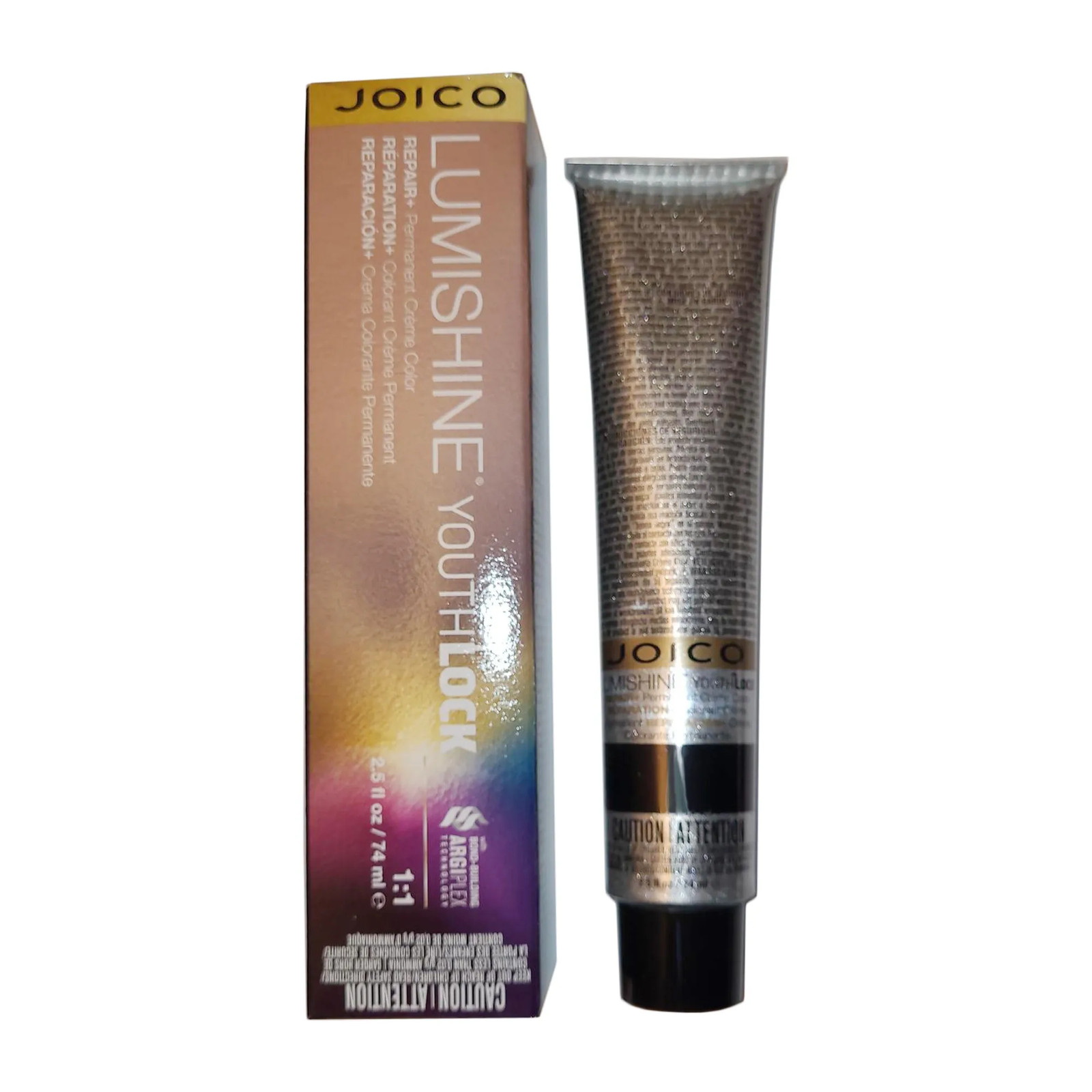 Joico Lumishine YouthLock 4NN/4.00 Repair+ Permanent Creme Color 2.5oz 74ml