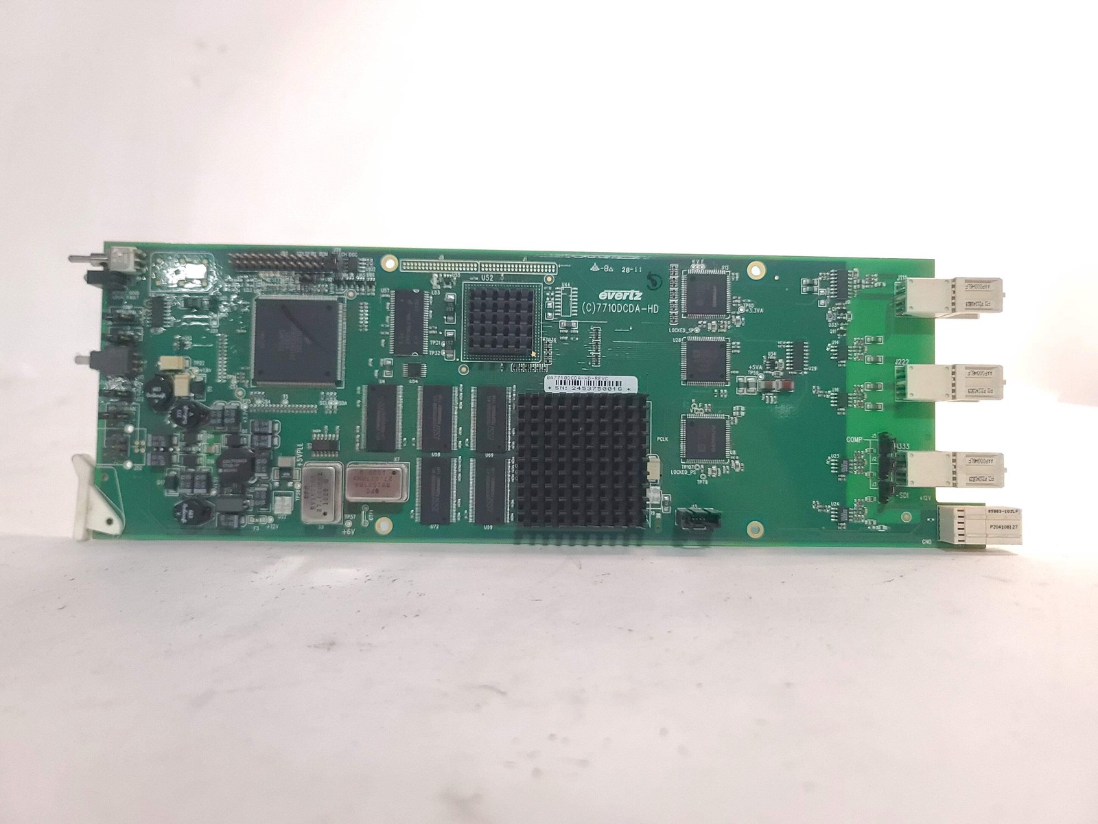 Evertz 7710DCDA-HD HD Down Converter & Distribution Amplifier Module w/ Back
