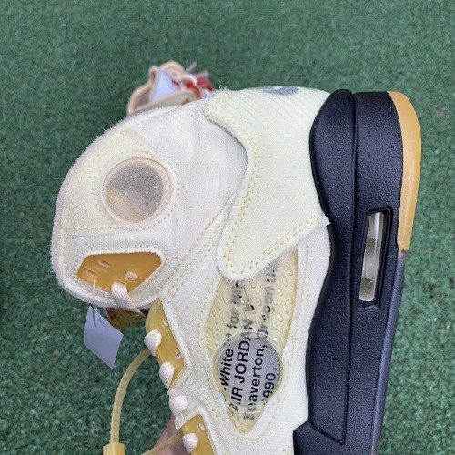 AJ5 SP x Off-White Retro Mid Sail DH8565-100
