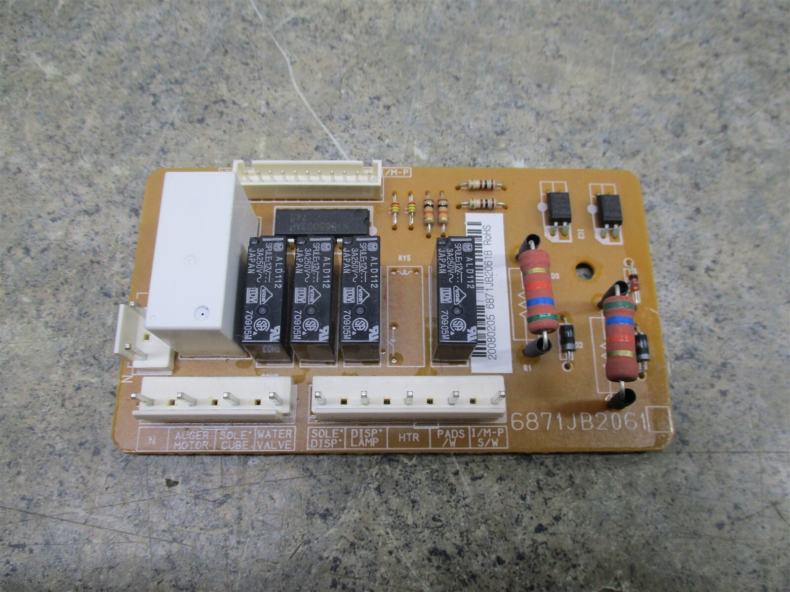 KENMORE REFRIGERATOR DISPENSER CONTROL BOARD PART # 6871JB2061B