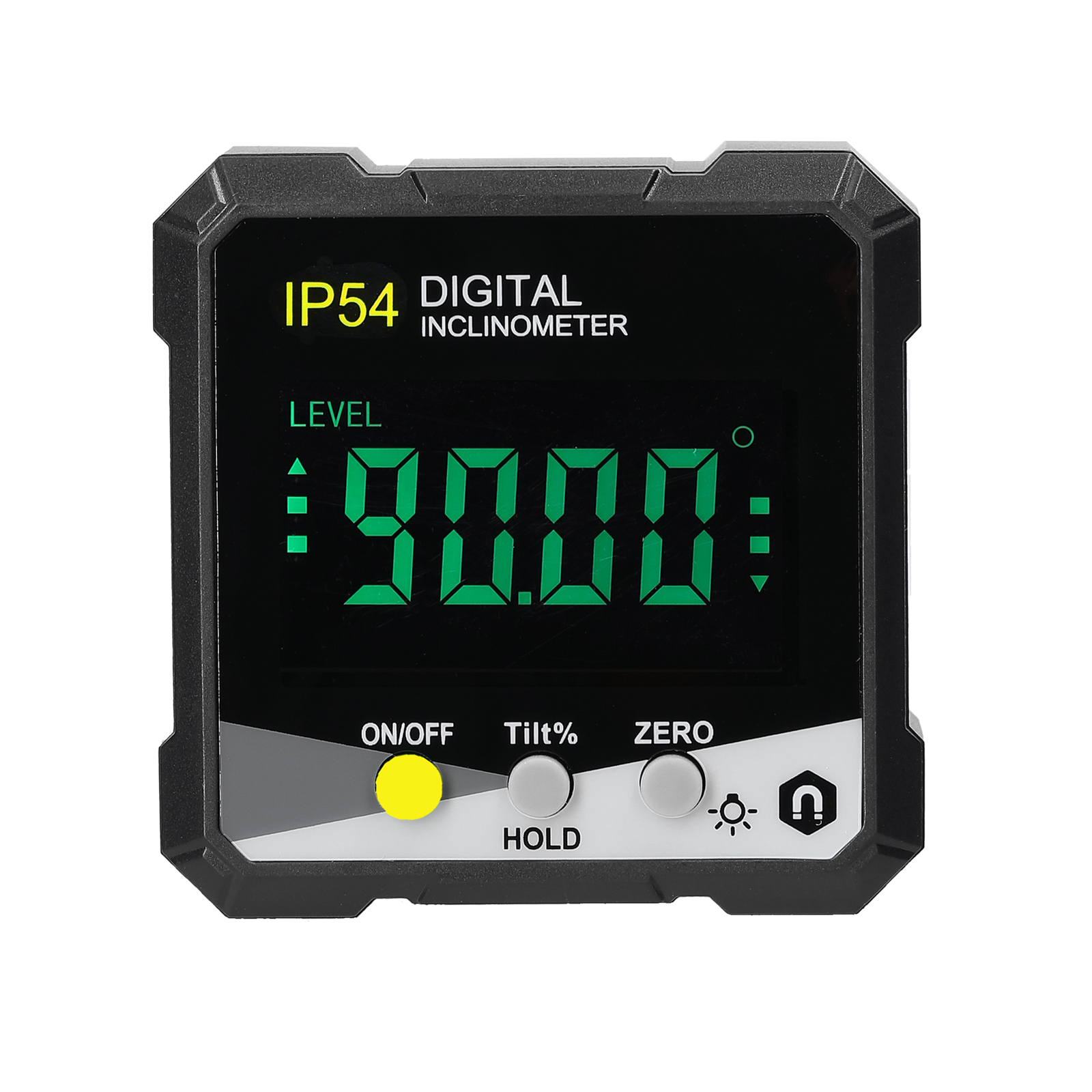 IP54 4*90° Portable Digital Inclinometer LCD Backlight Digital Protractor P8V4
