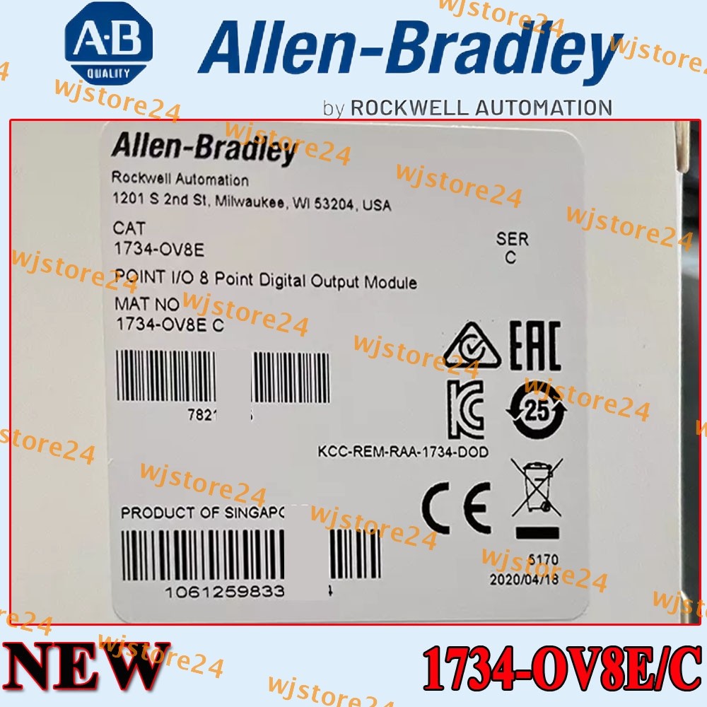New AB 1734-OV8E/C I/O Digital Output Module US Same Day Free Ship AB