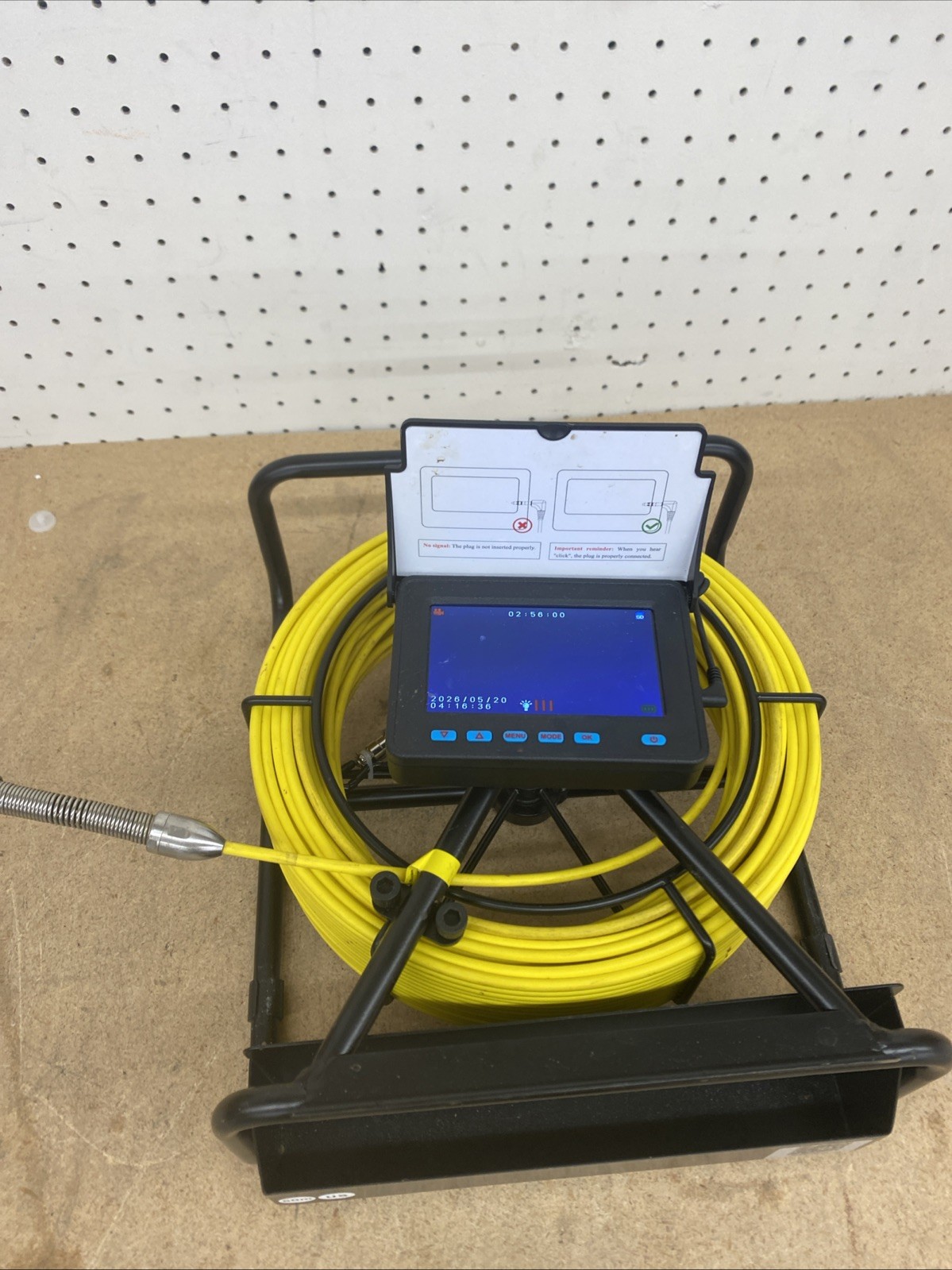 VEVOR Sewer Camera, 164FT 4.3" Screen, Pipeline Inspection Camera