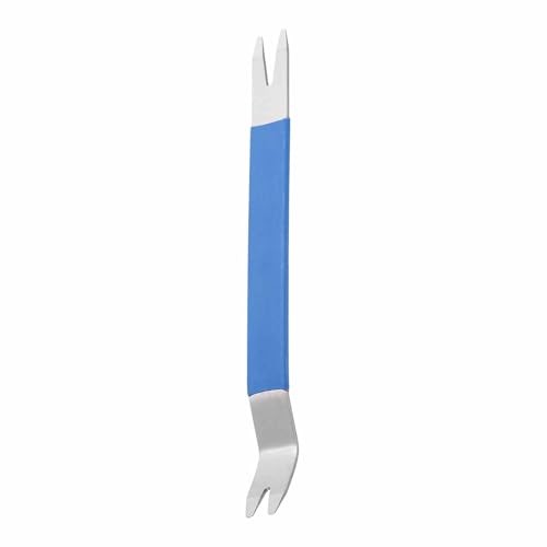 Car Trim Removal Tool 9" Steel Auto Clip Lifter Car Removal Pry Bar Tools Blue