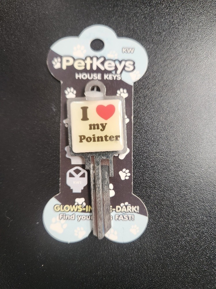I LOVE MY POINTER KWIKSET KW1/KW10 KEYBLANK - READ DETAILS BELOW
