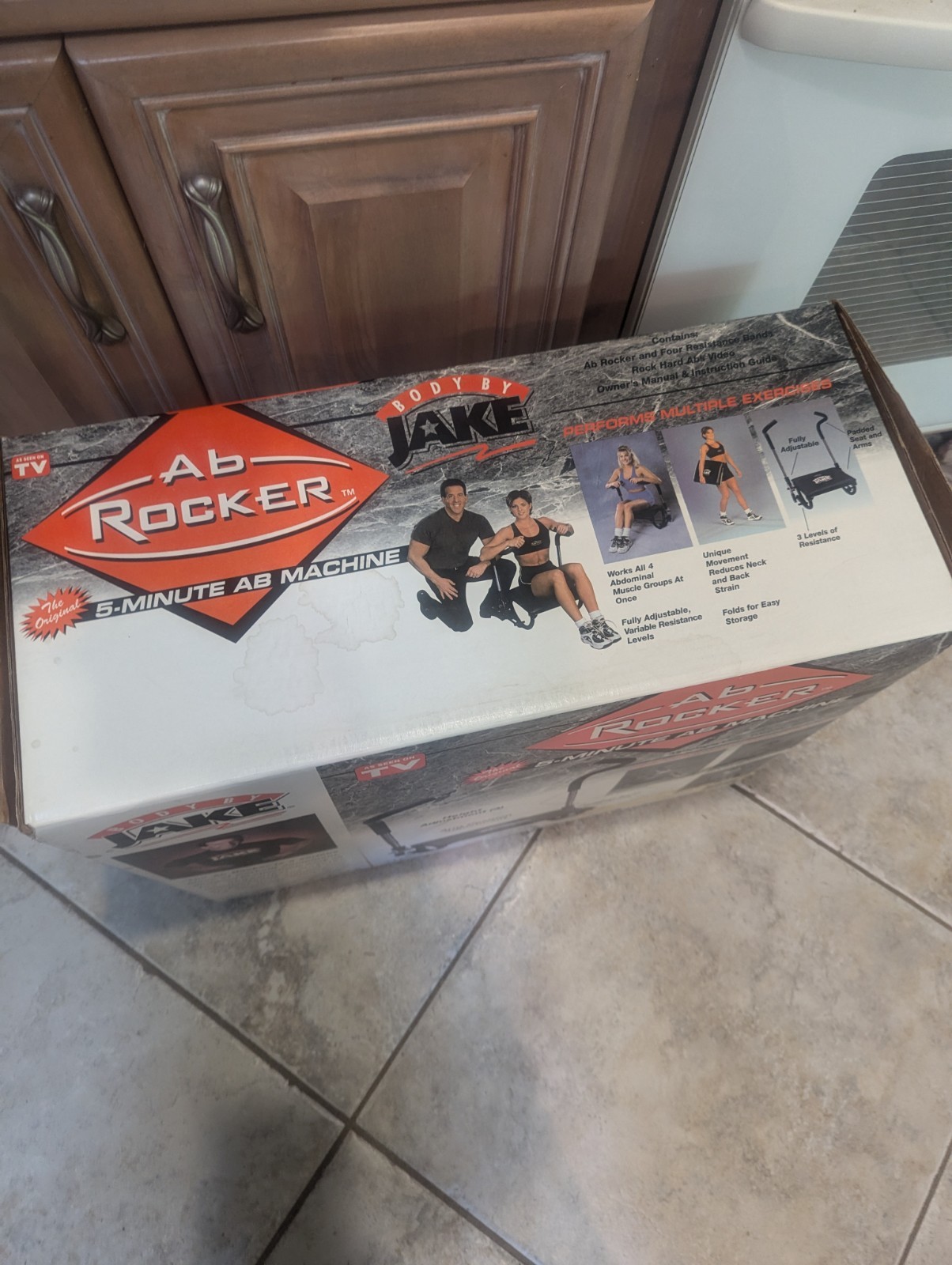 Body By Jake "AB ROCKER" 5- Minute "AB EXERCISE MACHINE" Workout Crunch Core Abs