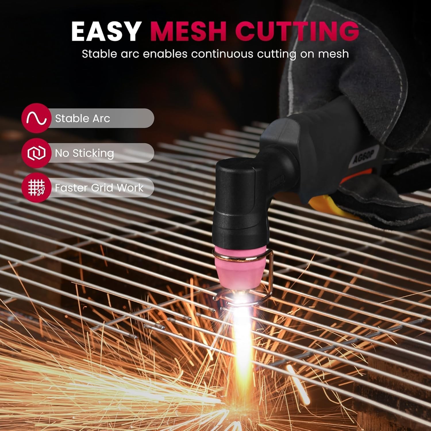 Plasma Cutter, [Pilot Arc][Large LED Display][Air Sensor]50A bestarc Plasma