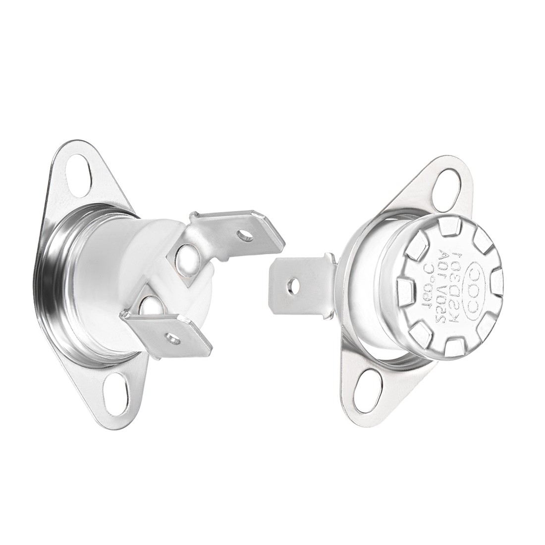 KSD301 Thermostat 160°C/320°F 10A Normally Closed N.C Temperature Switch 2 Set