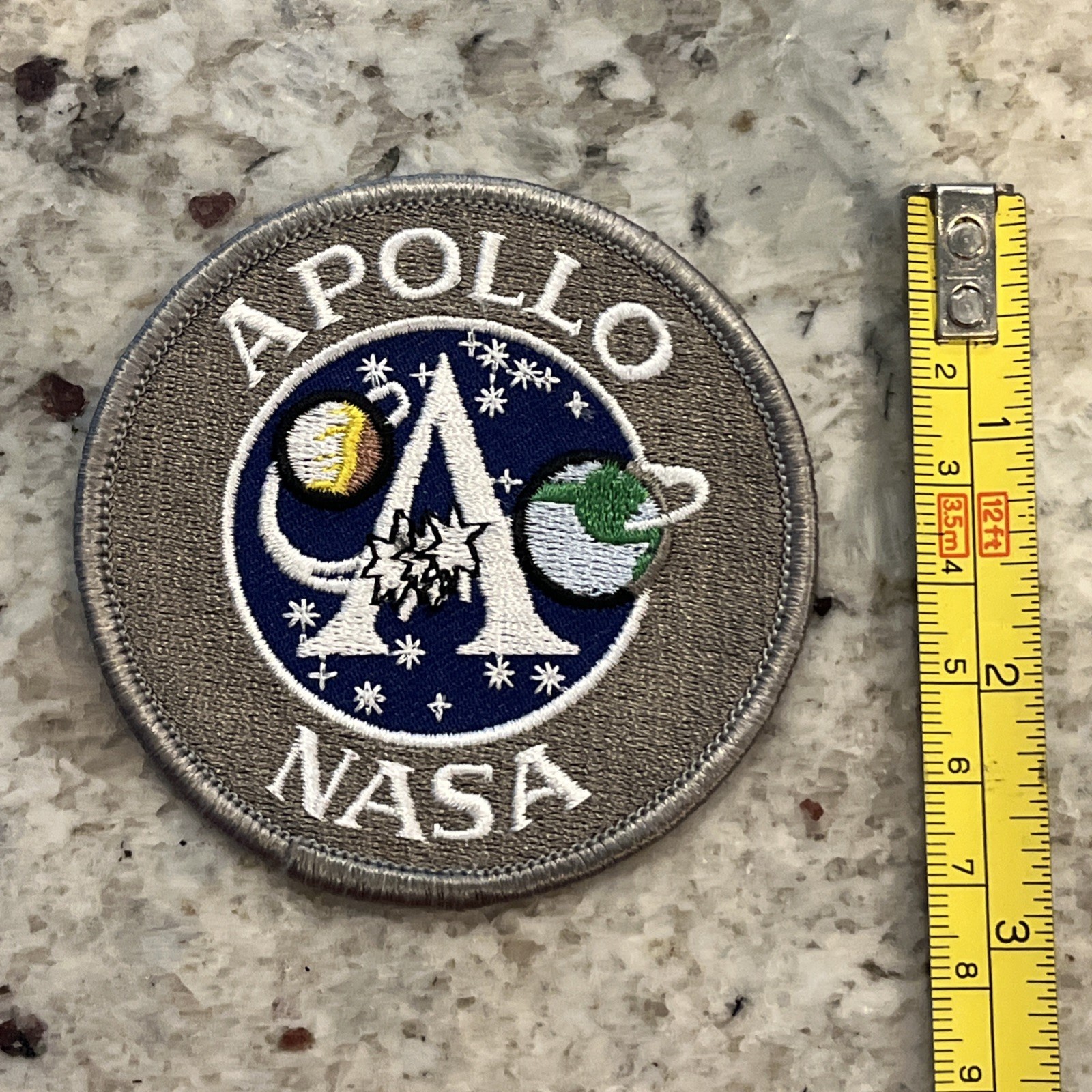 NASA APOLLO Patch Moon Lunar Missions 57SQ New