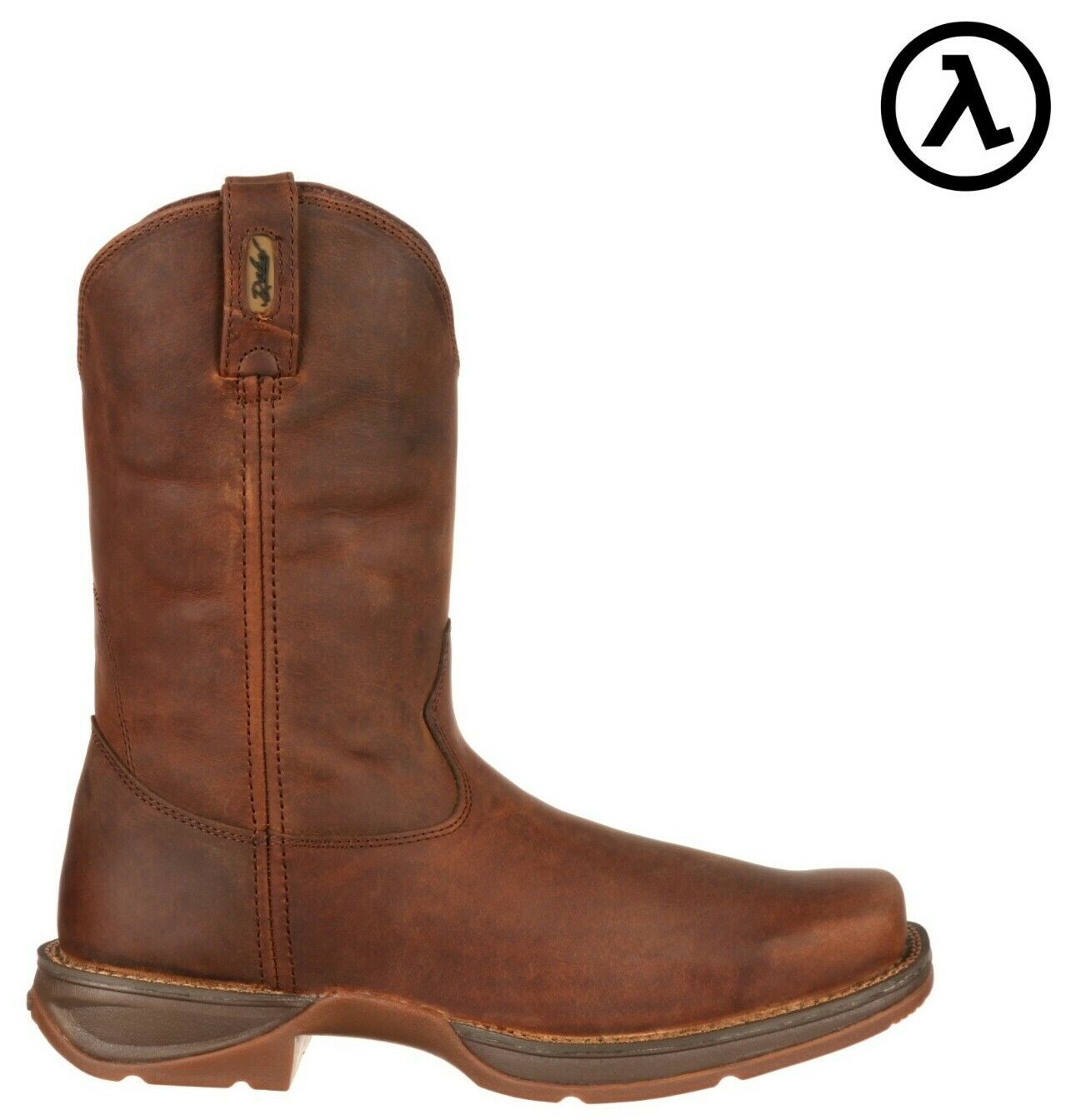 REBEL™ BY DURANGO® BROWN PULL-ON WESTERN BOOTS DB5444 - ALL SIZES - NEW