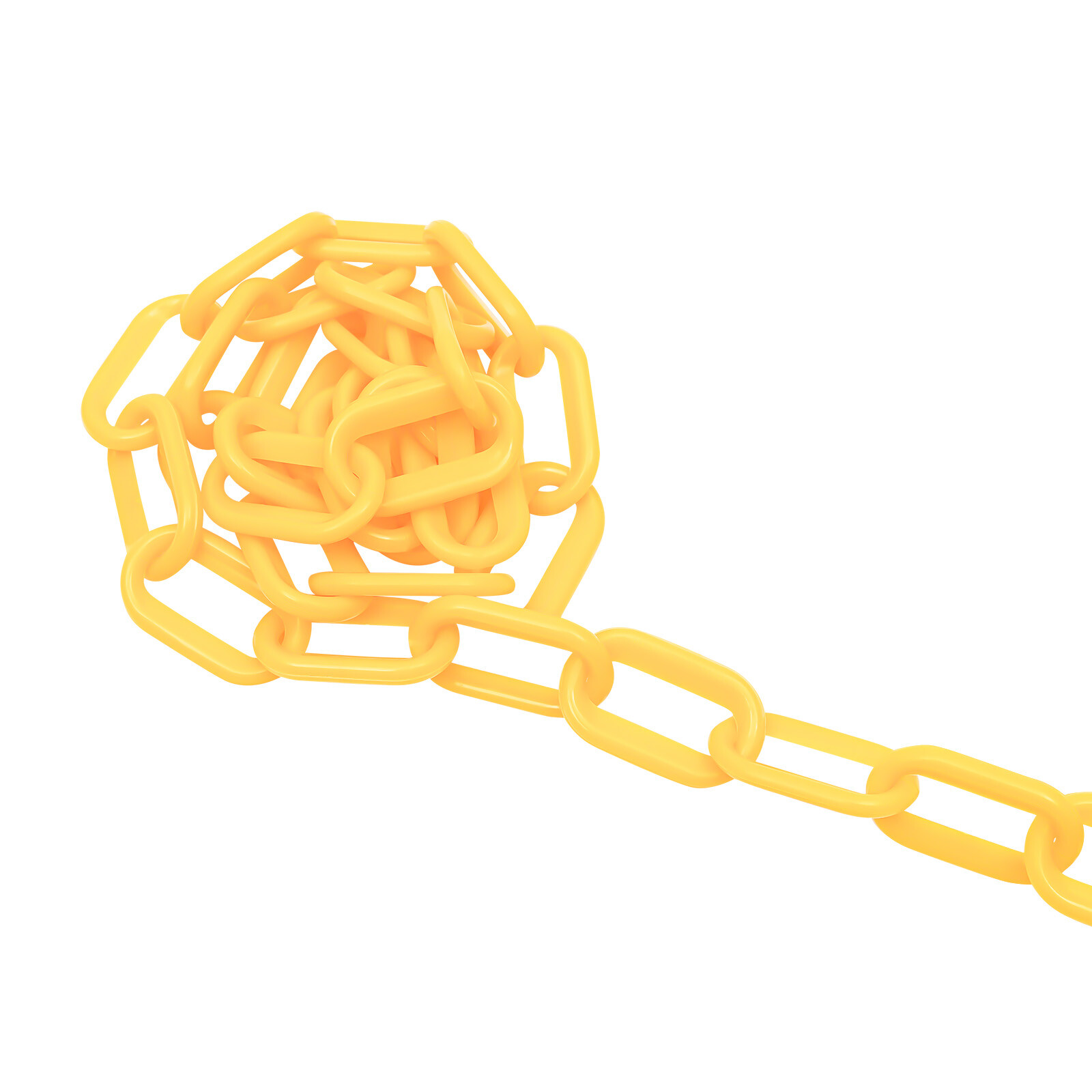 200FT Connected Safety Chain Link Plastic Barrier Chain Crowd Control Barrier