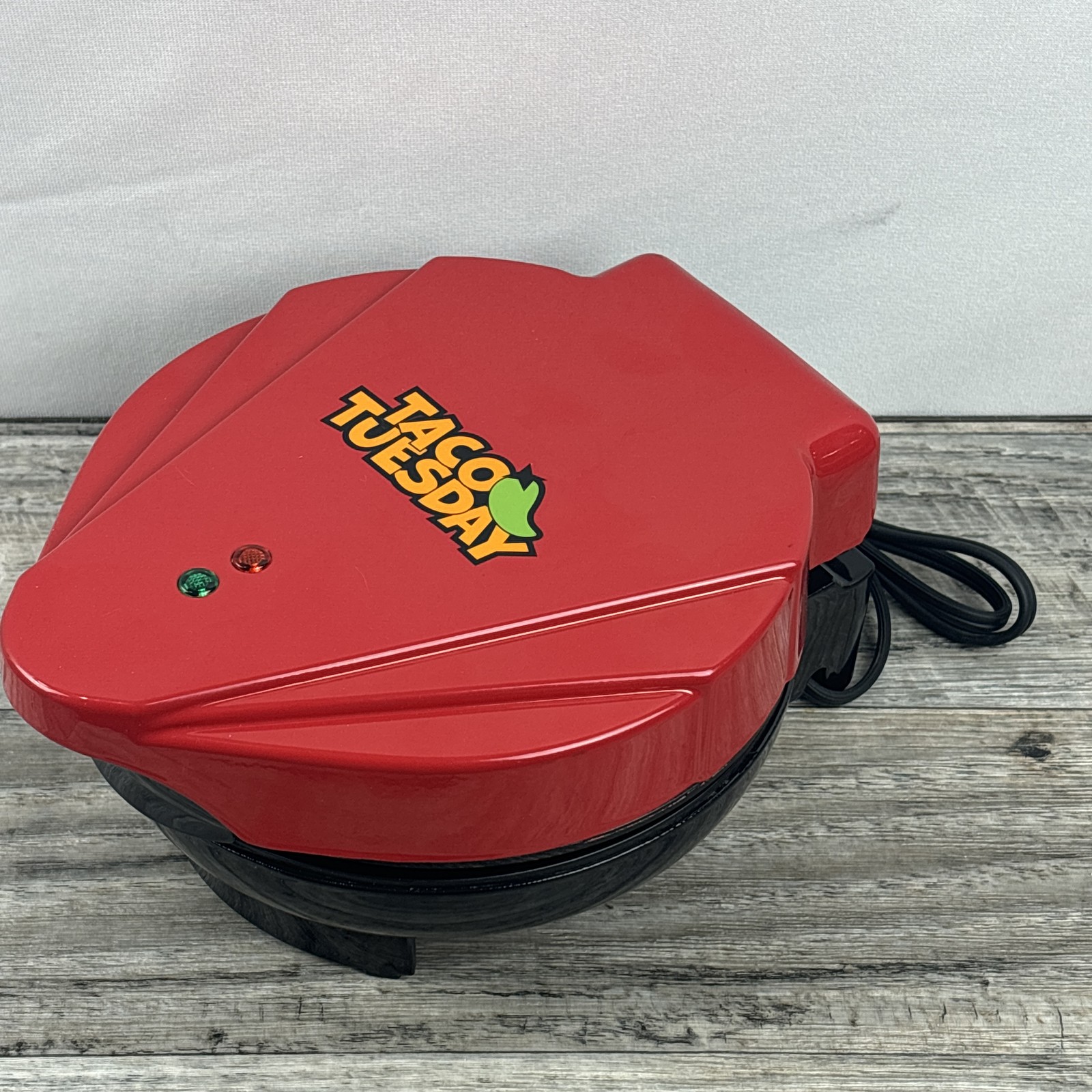 Taco Tuesday Tortilla Shell Maker – Red (Model TTTB1RD)