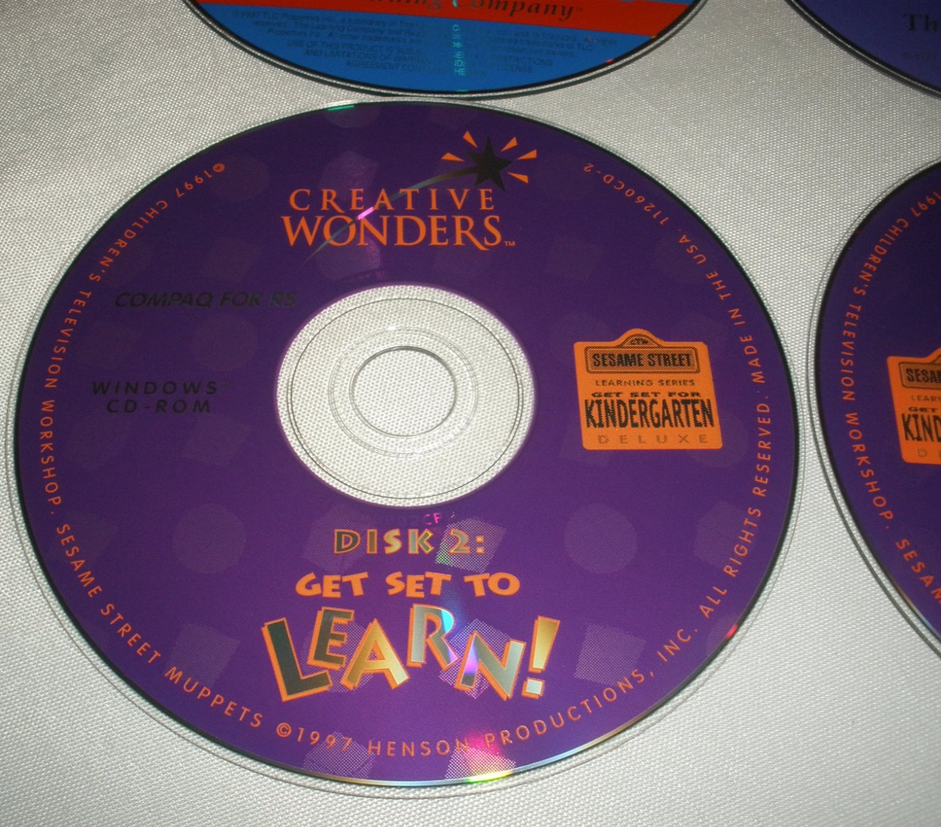 Lot of 8 Learning CDs Jump Start Math Workshop Creative Wonders Reader Rabbit's
