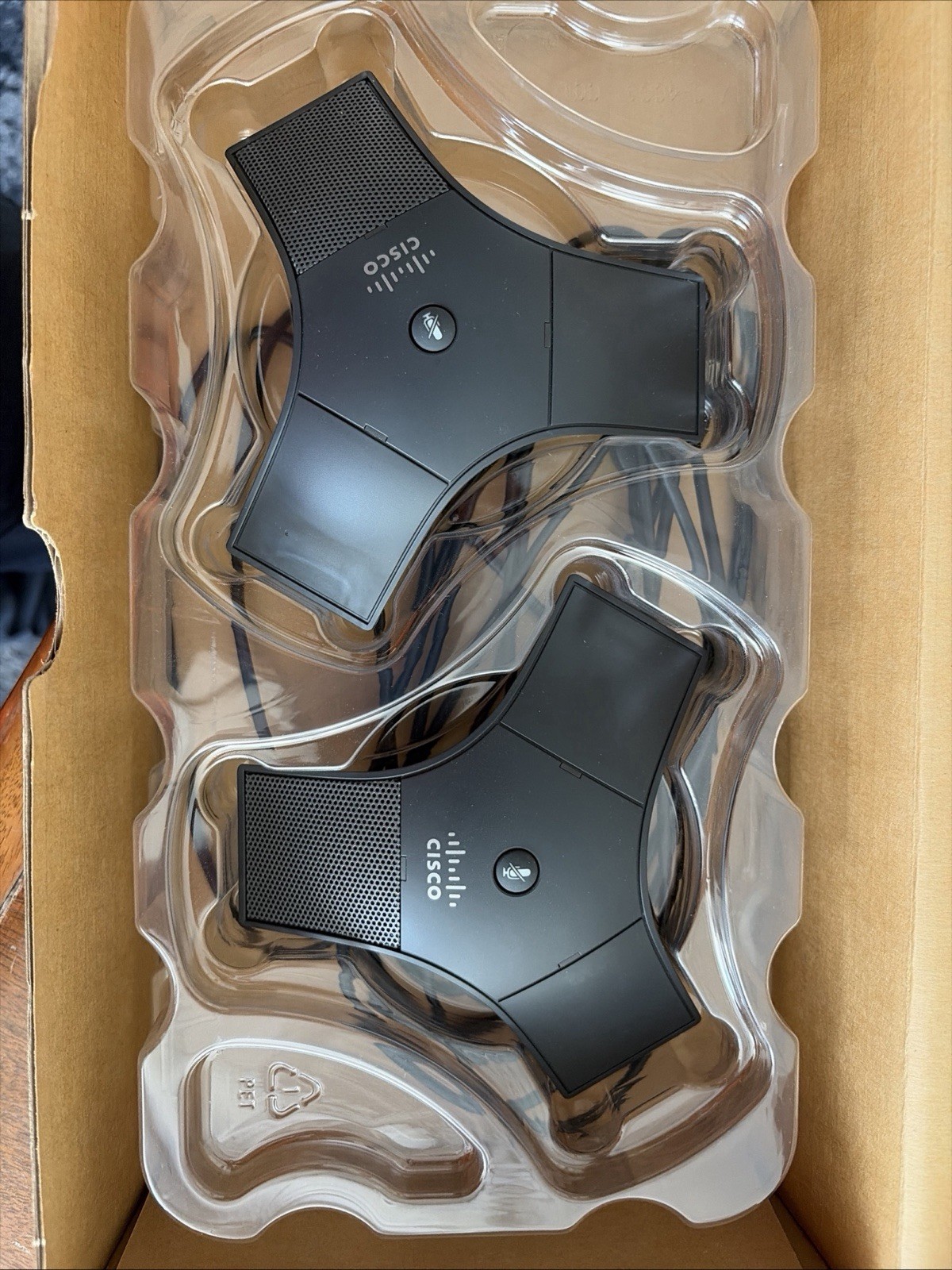 Cisco Conference Phone Expansion Microphones Pair 2201-40040-001 Mute