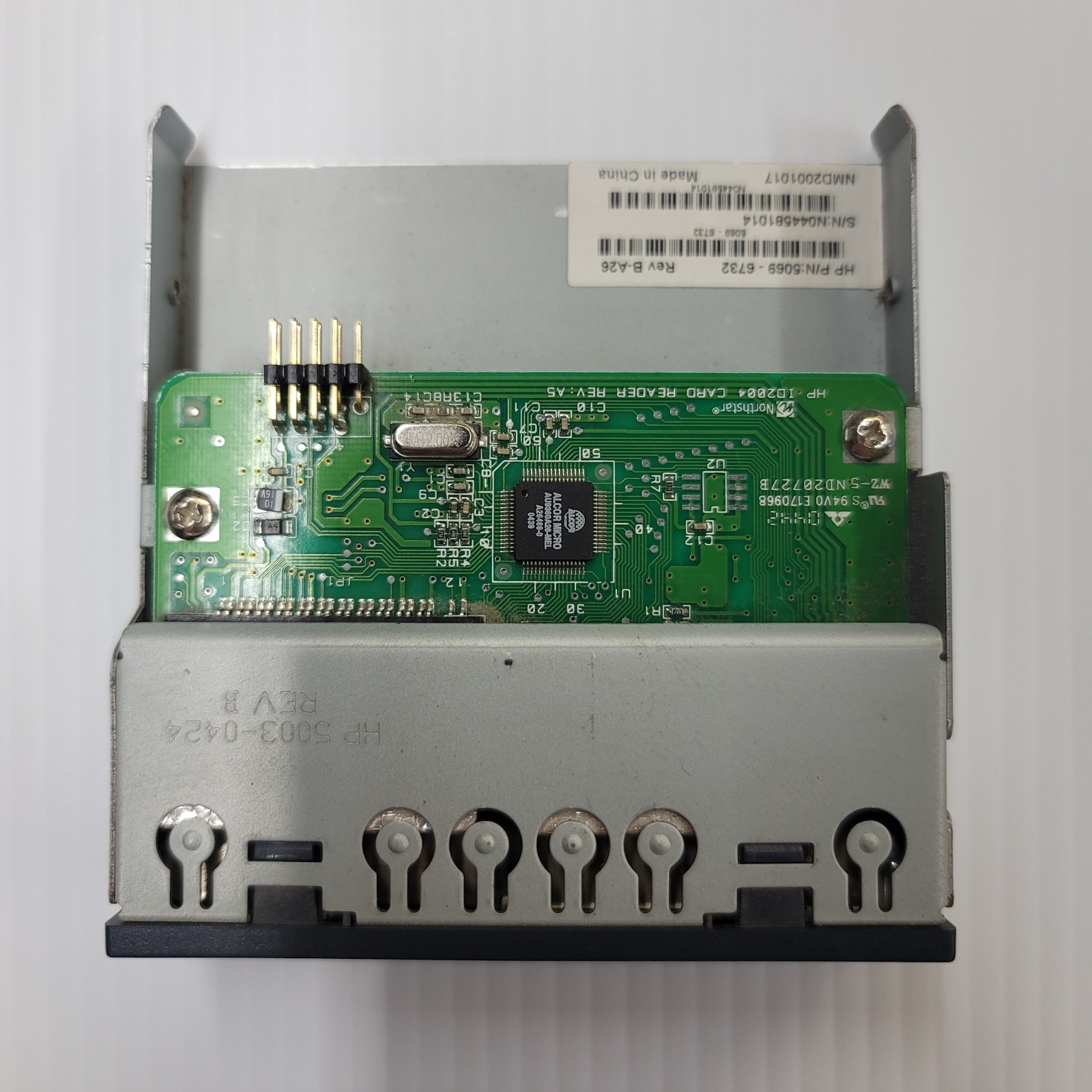HP ID2004 Front Panel Card Reader 5069-6732 USB 2.0 CF SD MS SmartMedia XP Era