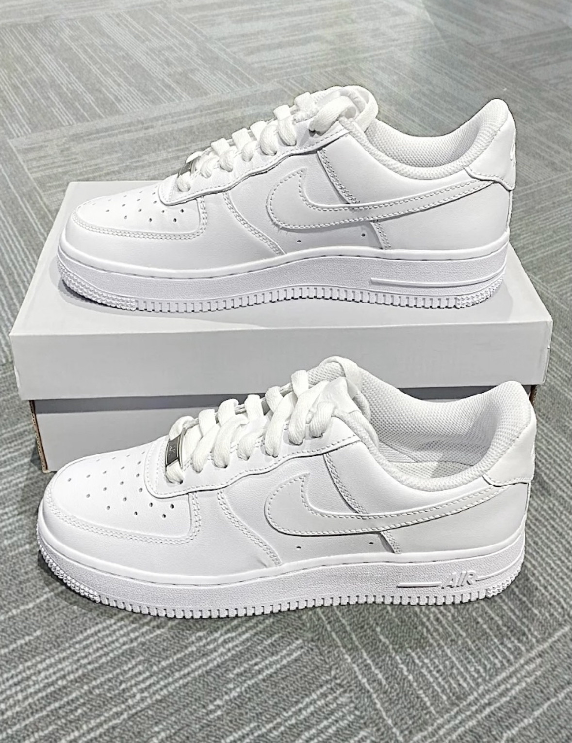 Nike Air Force 1 "Triple White" Low Top Classic Sneakers US Size