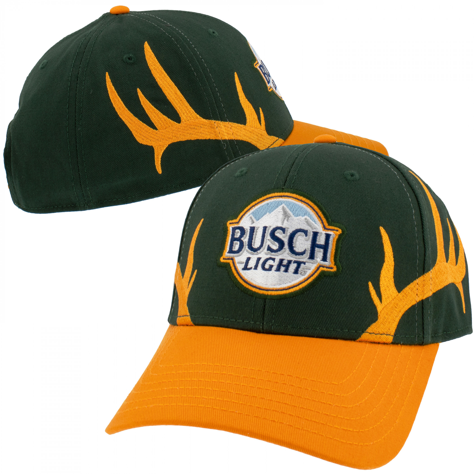 Busch Light Hunting Antlers Adjustable Hat Multi-Color