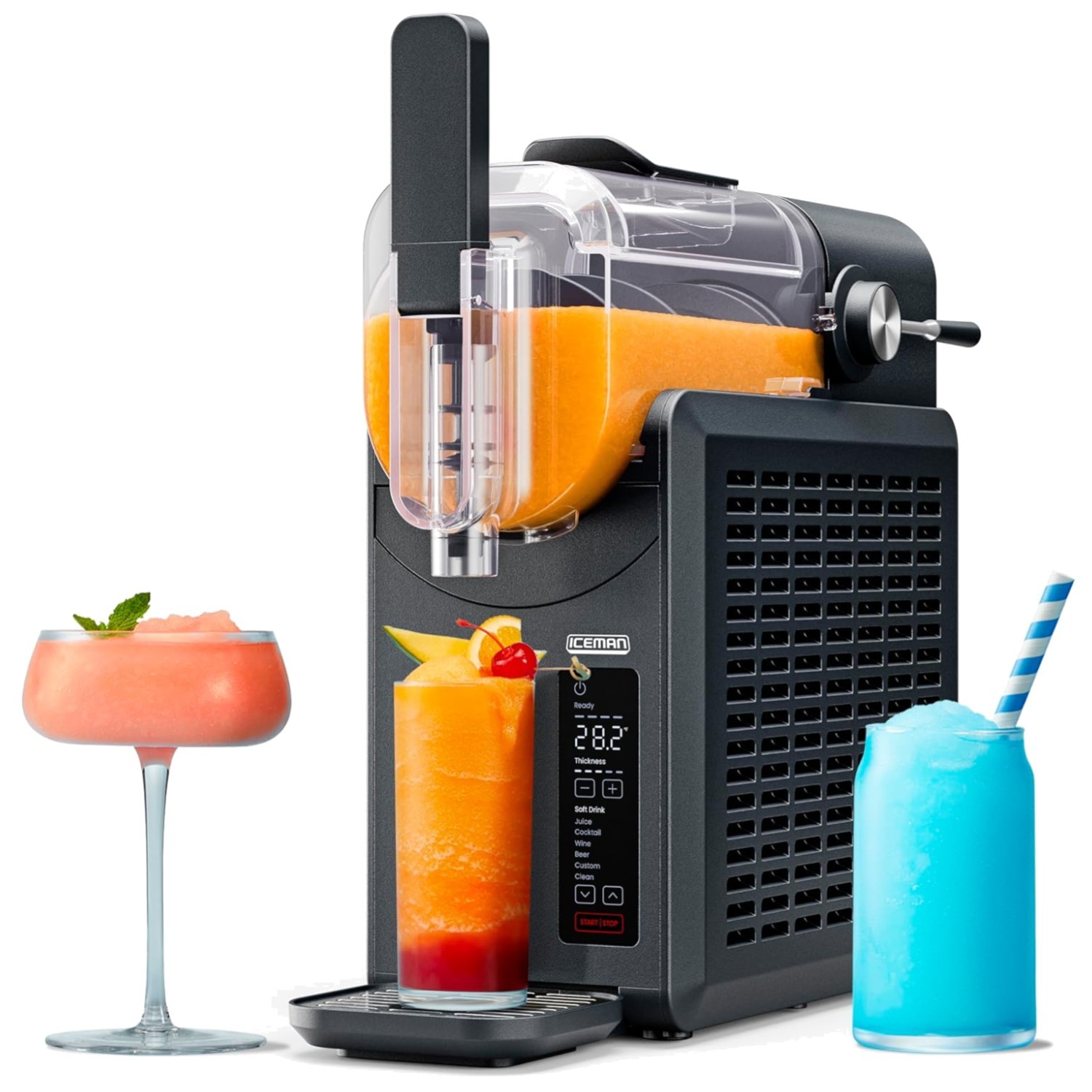 Slushie Machine with 5 Presets & LED Display