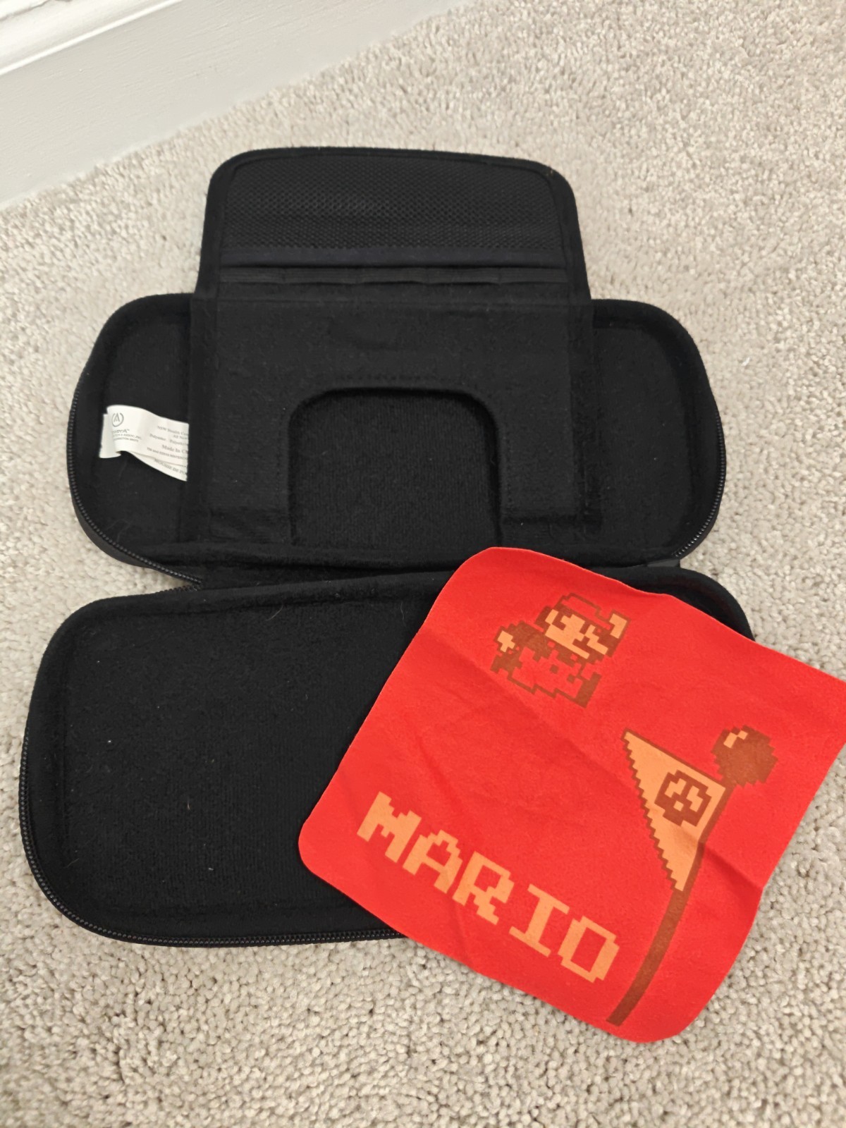 Super Mario Bro Nintendo Switch Carrying Case With Screen Cloth And Game Storage