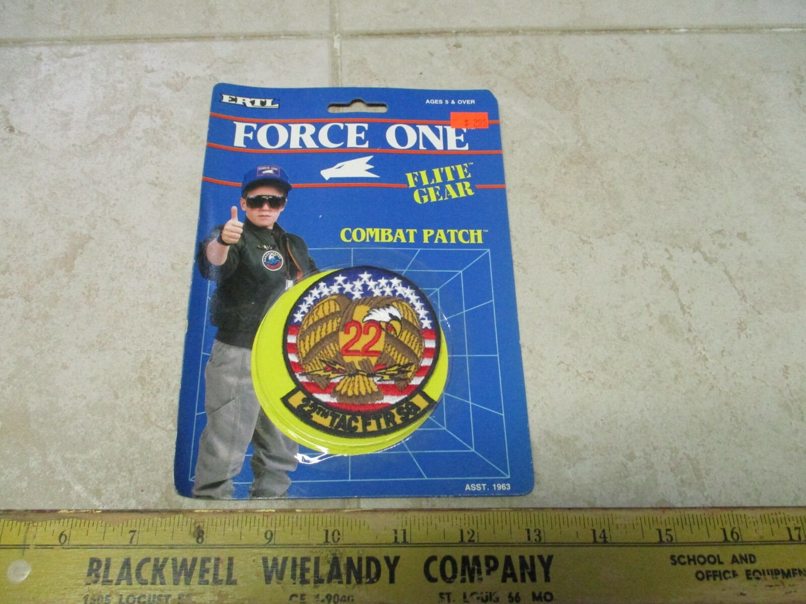 VTG Ertl Force One Combat Patch 22thTac FTR SG Eagle Military Airforce New