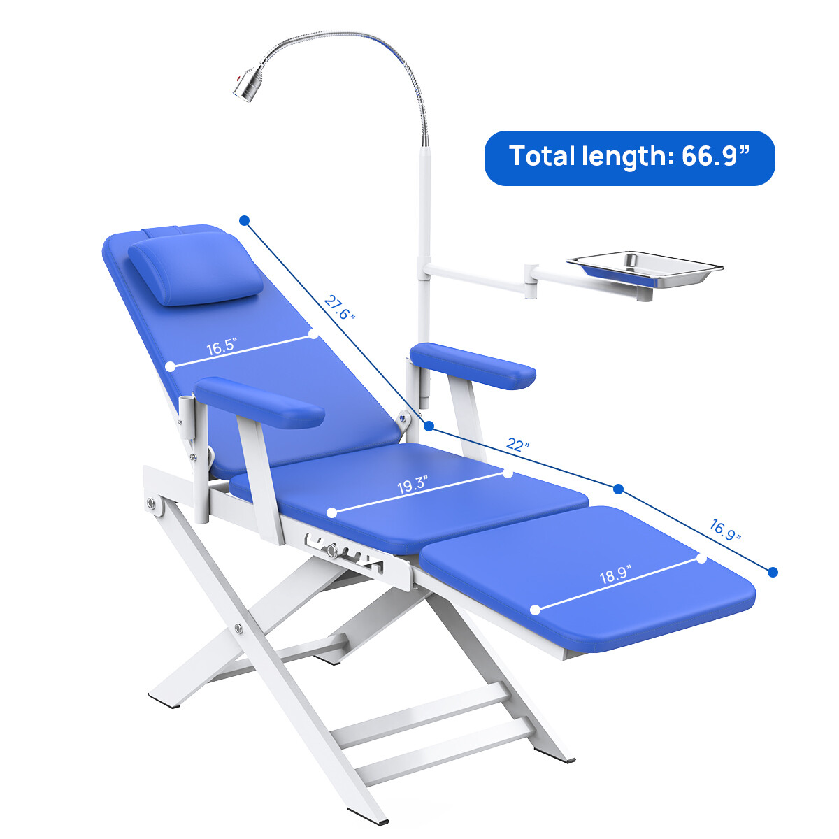 Dental Unit Chair Hard Leather Computer Controlled /Folding Mobile Chair