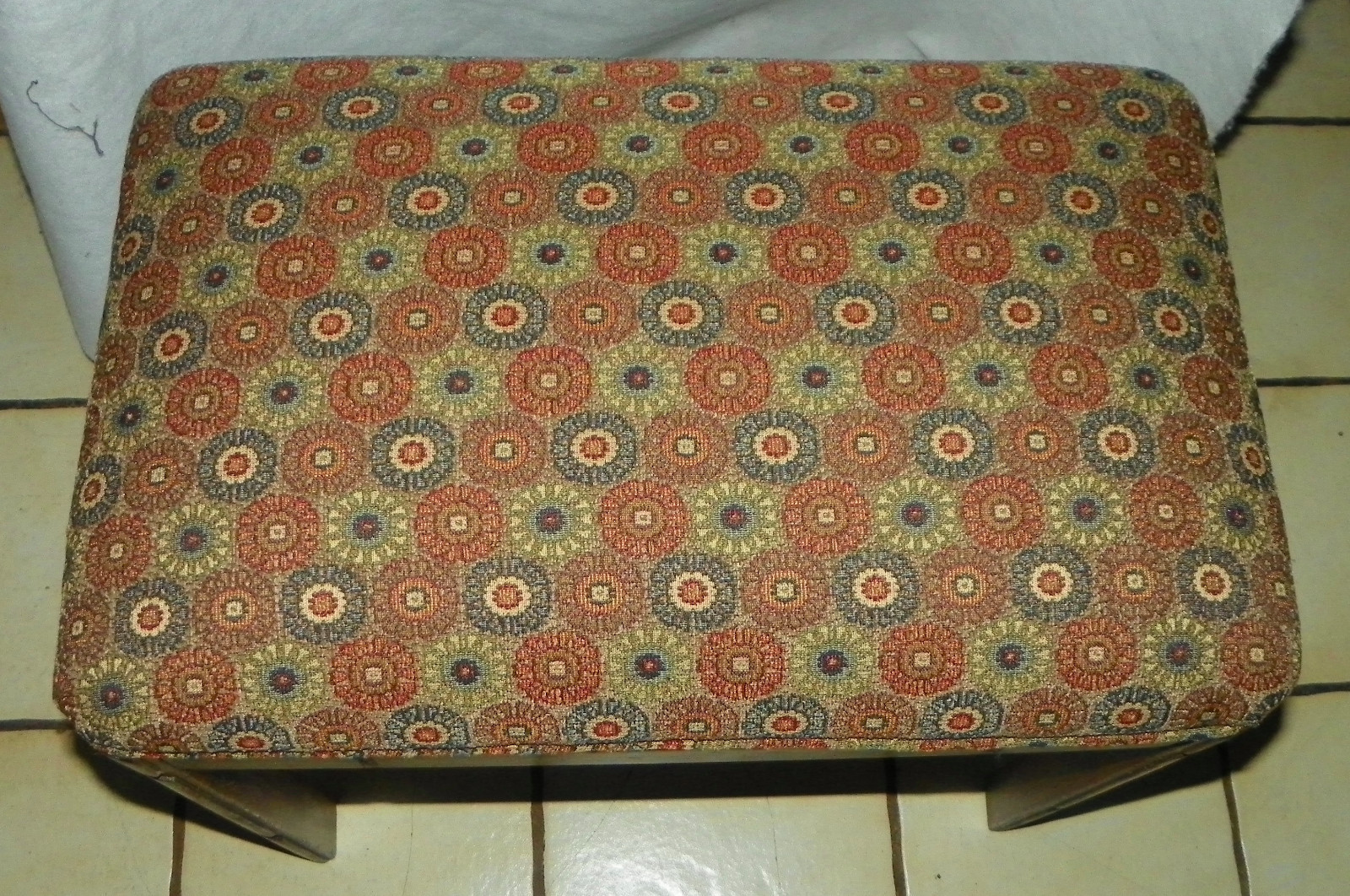 Mid Century Mahogany Vanity Bench (VB-58)