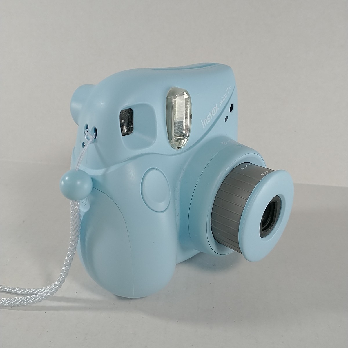 Fujifilm Instax Mini 7+ Instant Camera Blue With Case & Instructions Tested