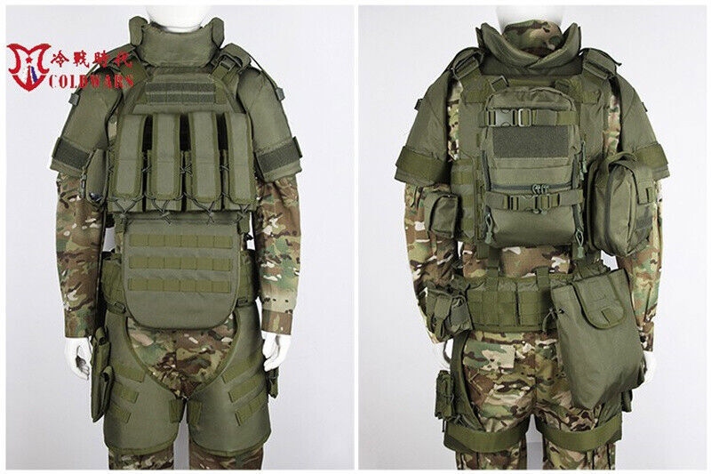 Russian Special Forces Tactical Vest Body Armor MOLLE Load Carrying Vest Replica