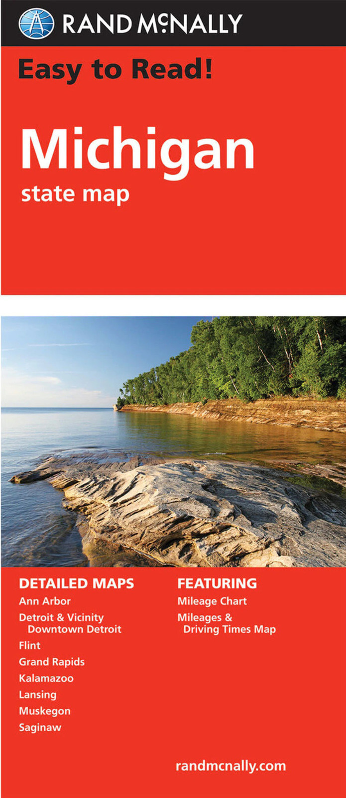 Rand McNally State Maps: Michigan and Ohio (2 Maps)
