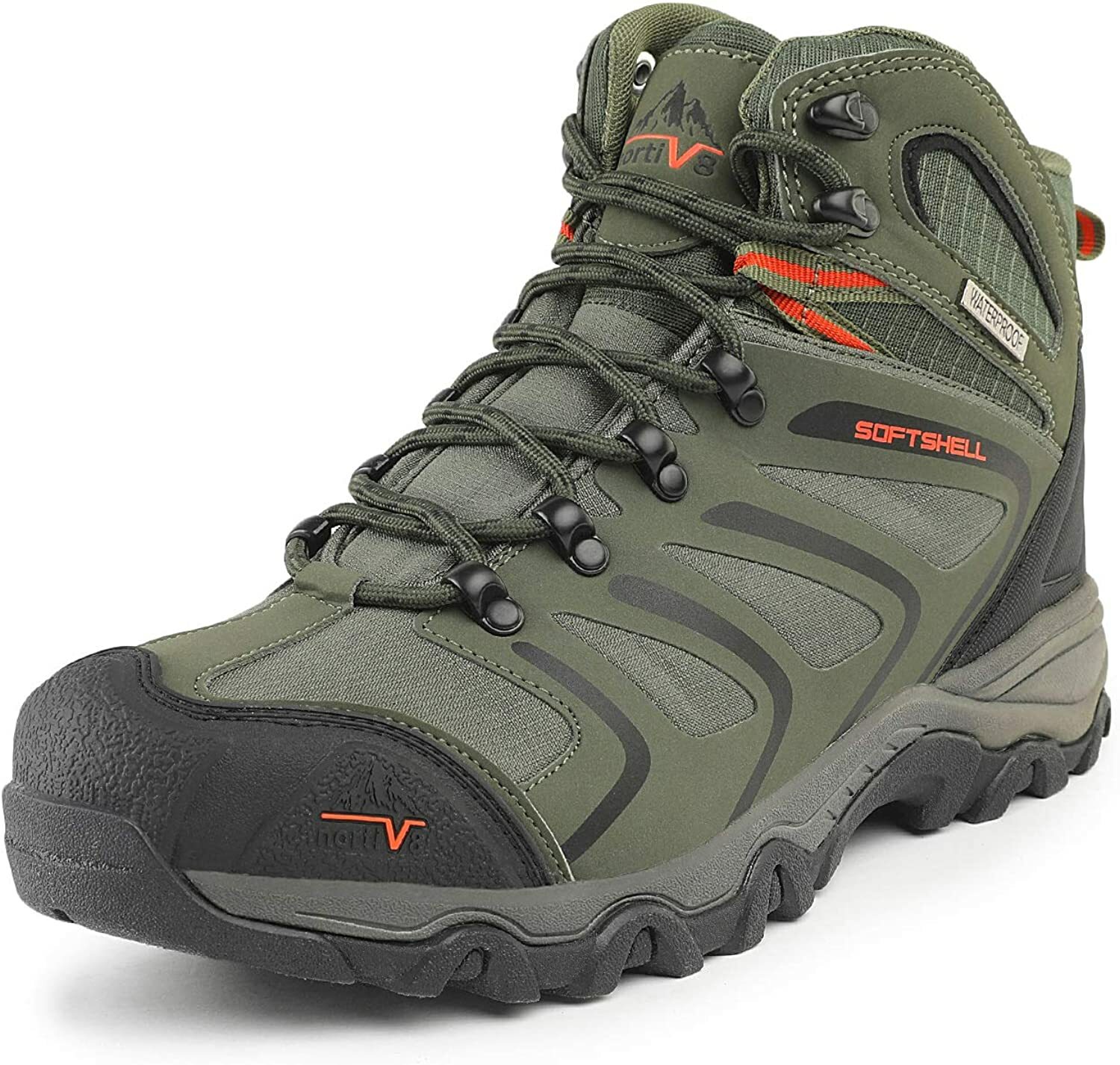 US Men's Ankle Waterproof Hiking Boots Outdoor Lightweight Trekking Trails Shoes