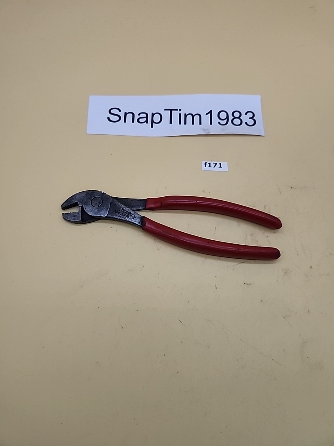 Snap-on Tools  8” Long Angled Nose Battery Terminal Pliers 208CP USA
