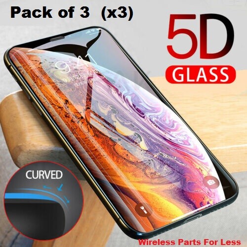 3D Full Cover Screen Protector Tempered Glass for iPhone 12 Pro Max 11 XR XS X