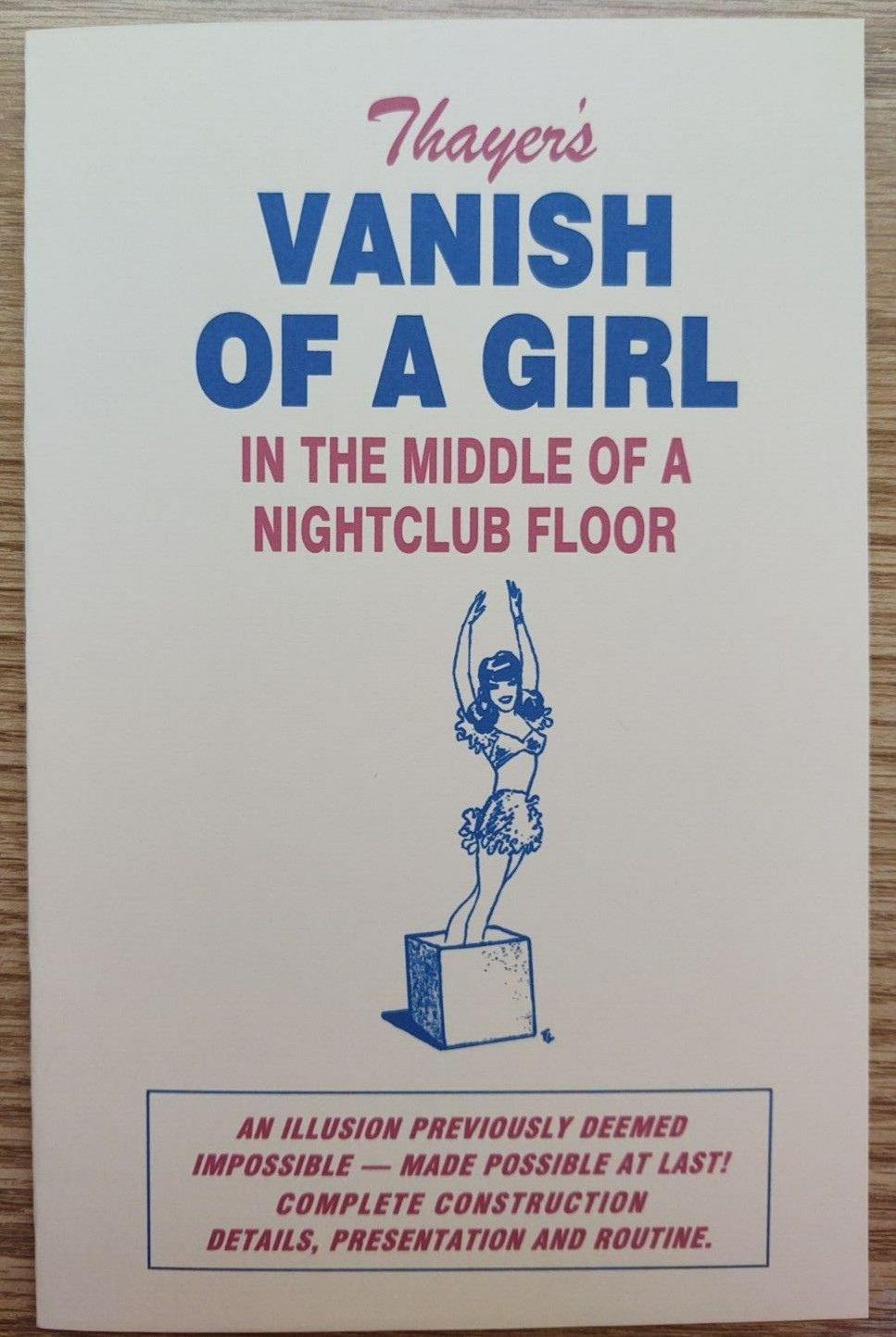 Thayer's Vanish of A Girl Illusion (Larsen & McGill)