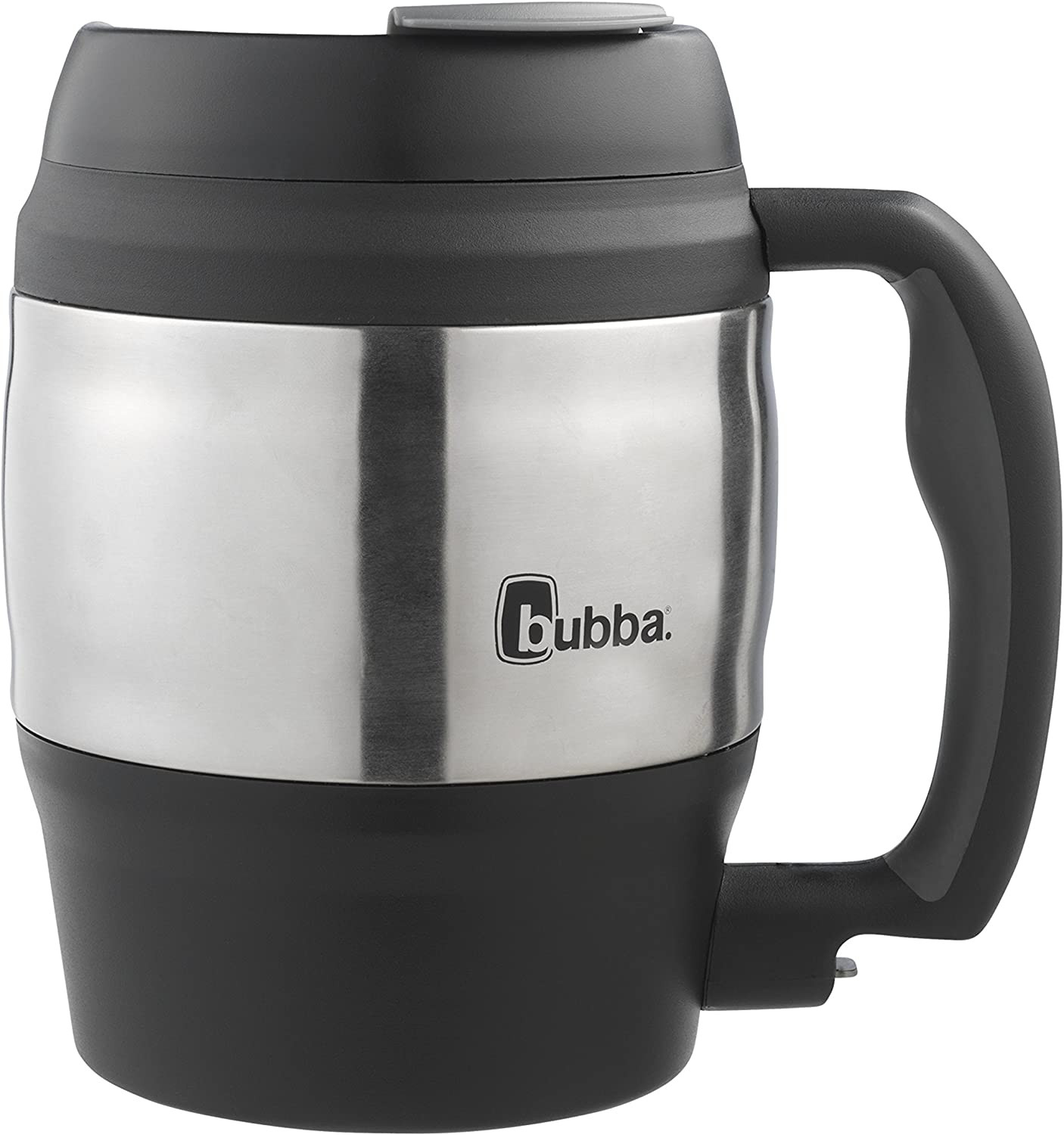 Big Bubba Classic Insulated Mug 52 Oz Polyurethane Travel Coffee Black Keg Shape