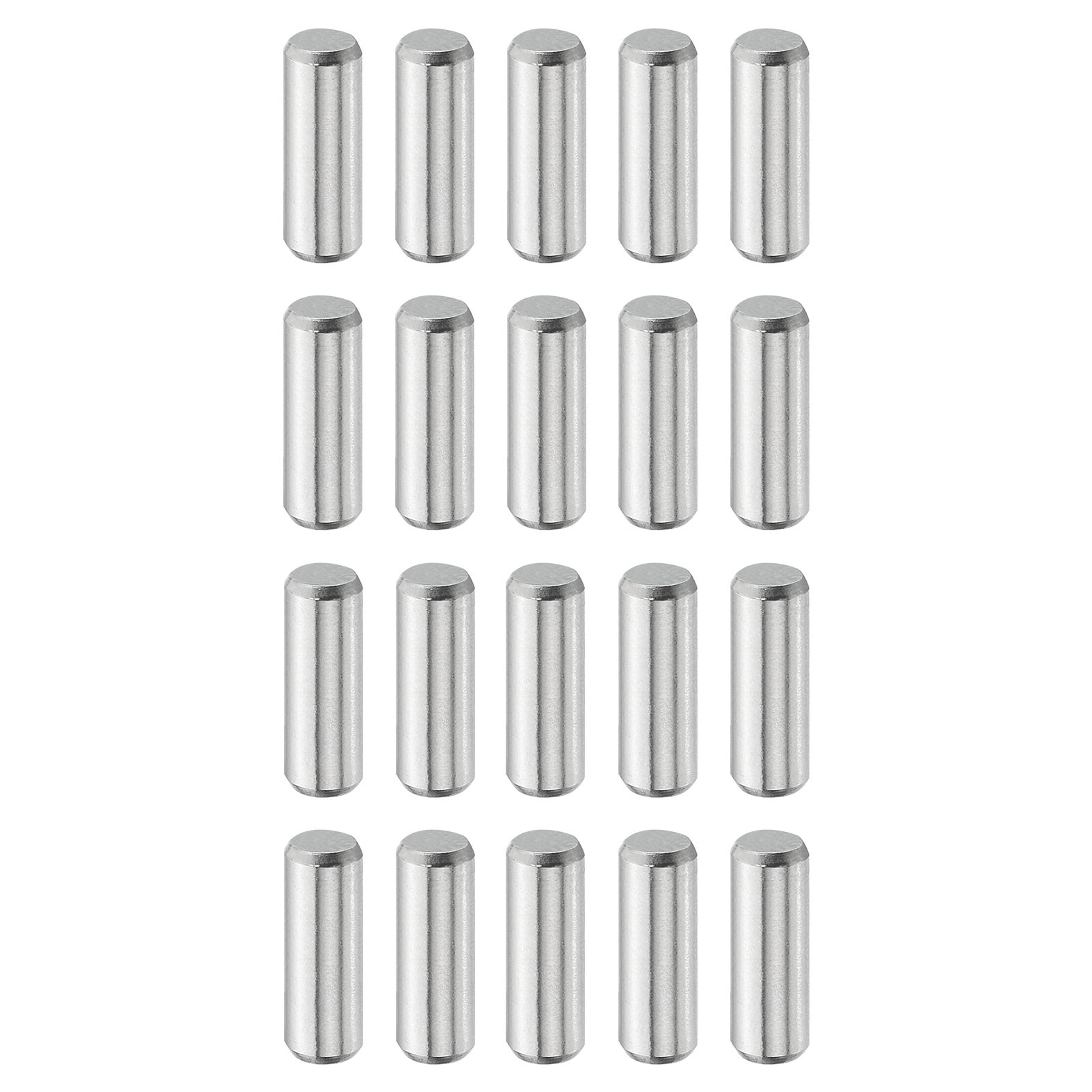 20 Pcs 5 mm x 15 mm Dowel Pins, 316L Stainless Steel Shelf Support Peg Pin