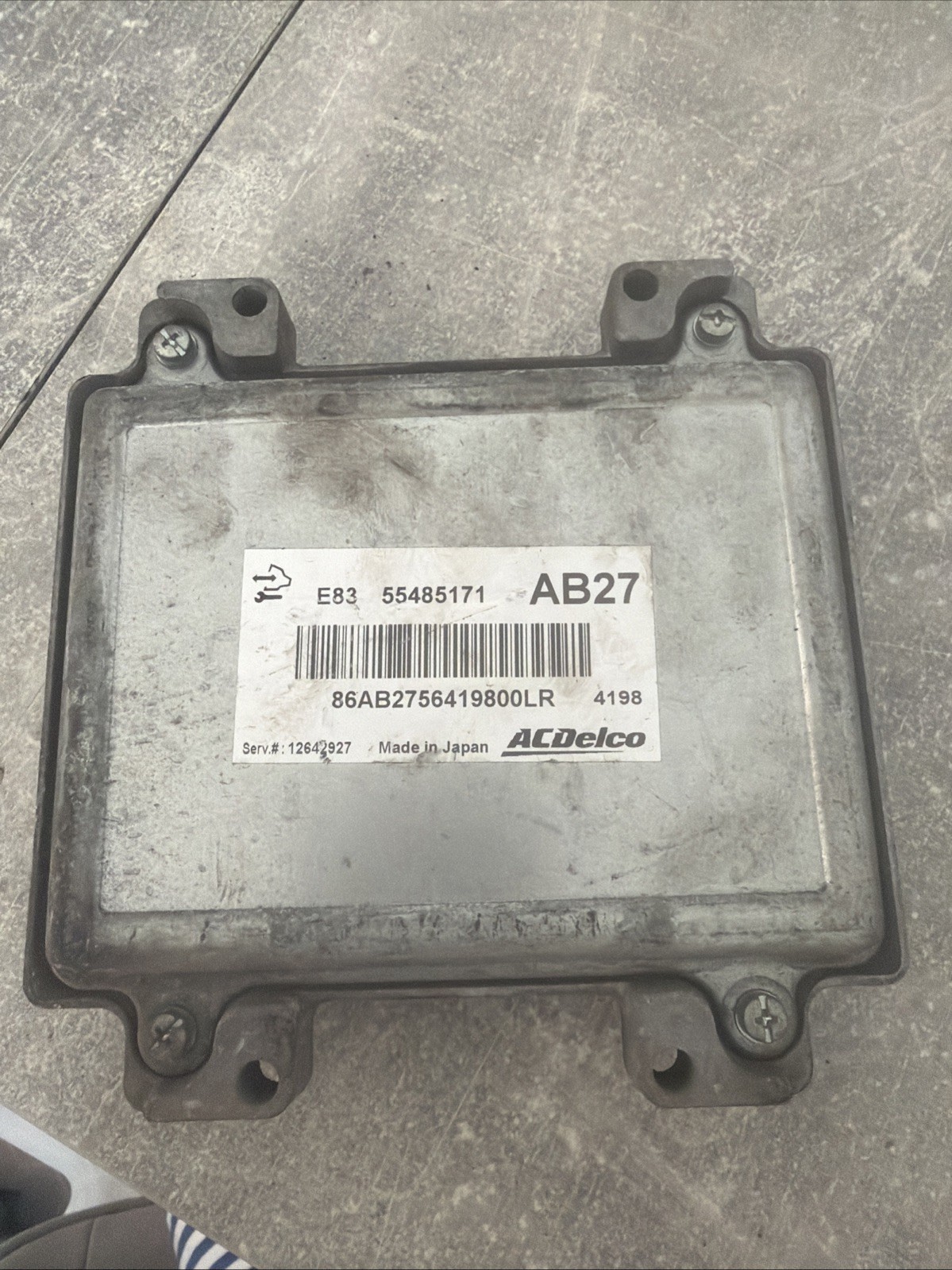 CORSA 1.2 E83 ECU 55485171 AB27 12642927