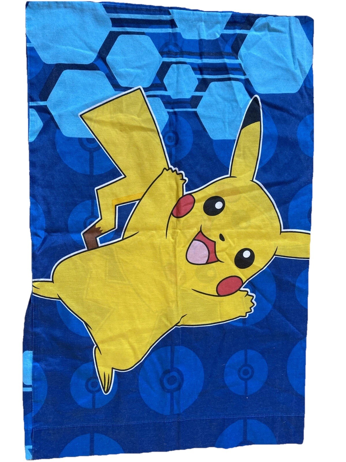 Nintendo 2017 Pokemon Pikachu Standard Size Pillowcase Replacement Blue Yellow