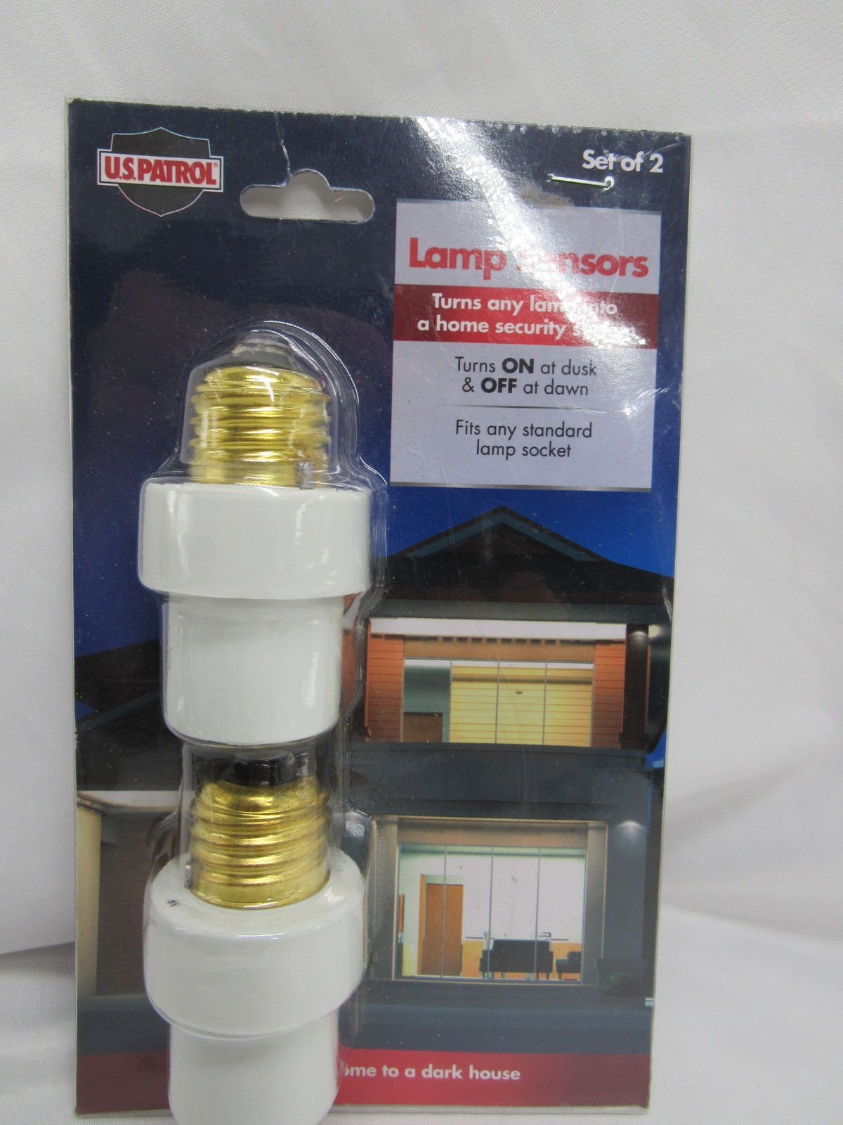 US Patrol Lamp Sensors Home Security System Fits Standard Sockets