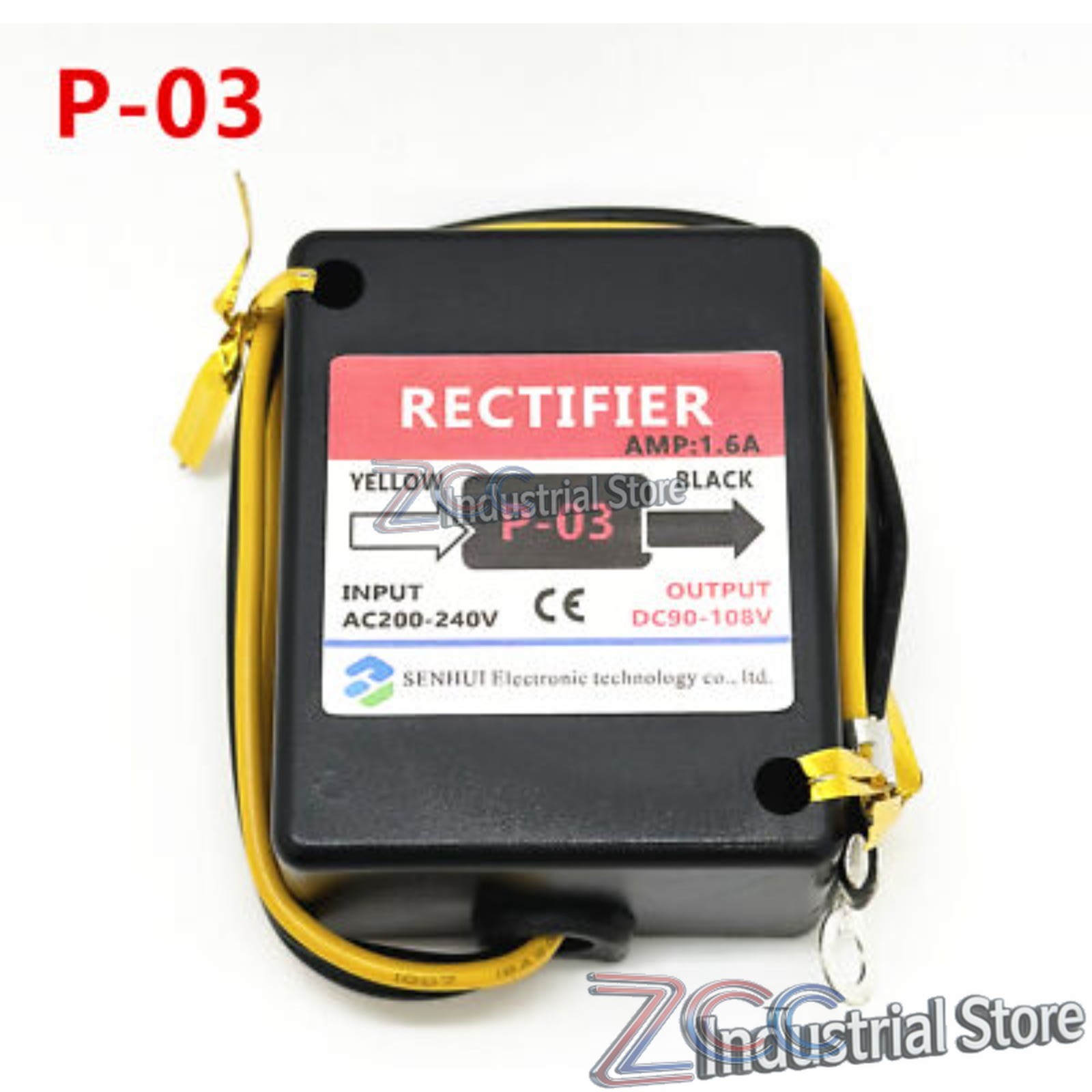 Motor Brake Rectifier P-03 1.6A 220-240VAC 90-108VDC POWER UNIT
