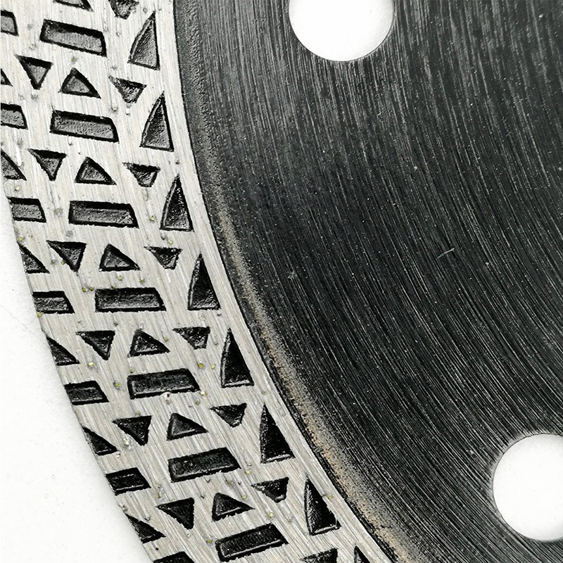 5pc Diamond Mesh Turbo Angle Grinder Saw Blade for Porcelain Tile 4.5''/115mm