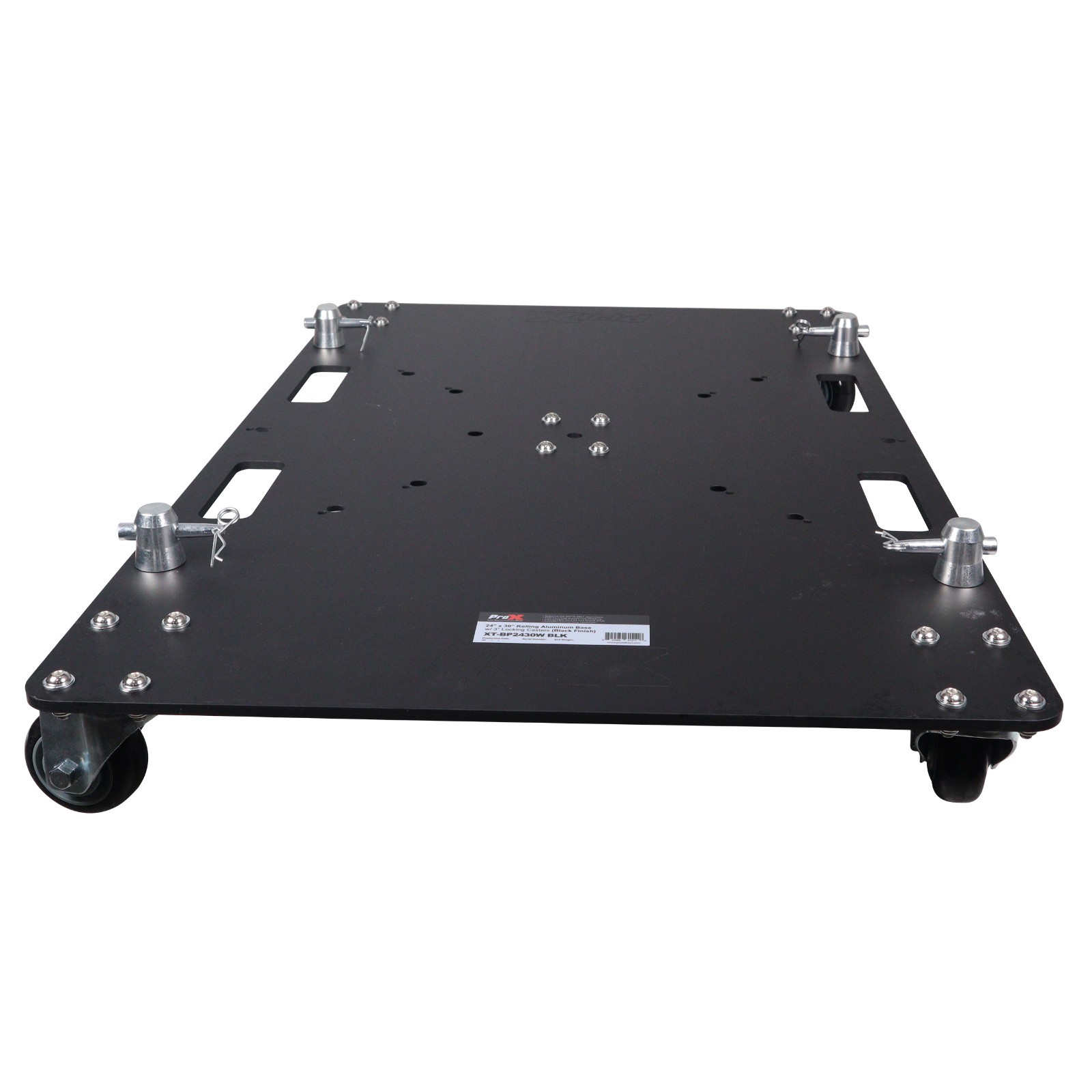 24 x 30 in Module Base Plate for Rapid Grid Modular Truss System - Black