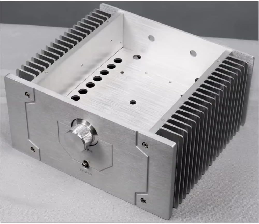 Precision Full Aluminum Amplifier Chassis DIY Audio Amplifier Case Enclosure NEW