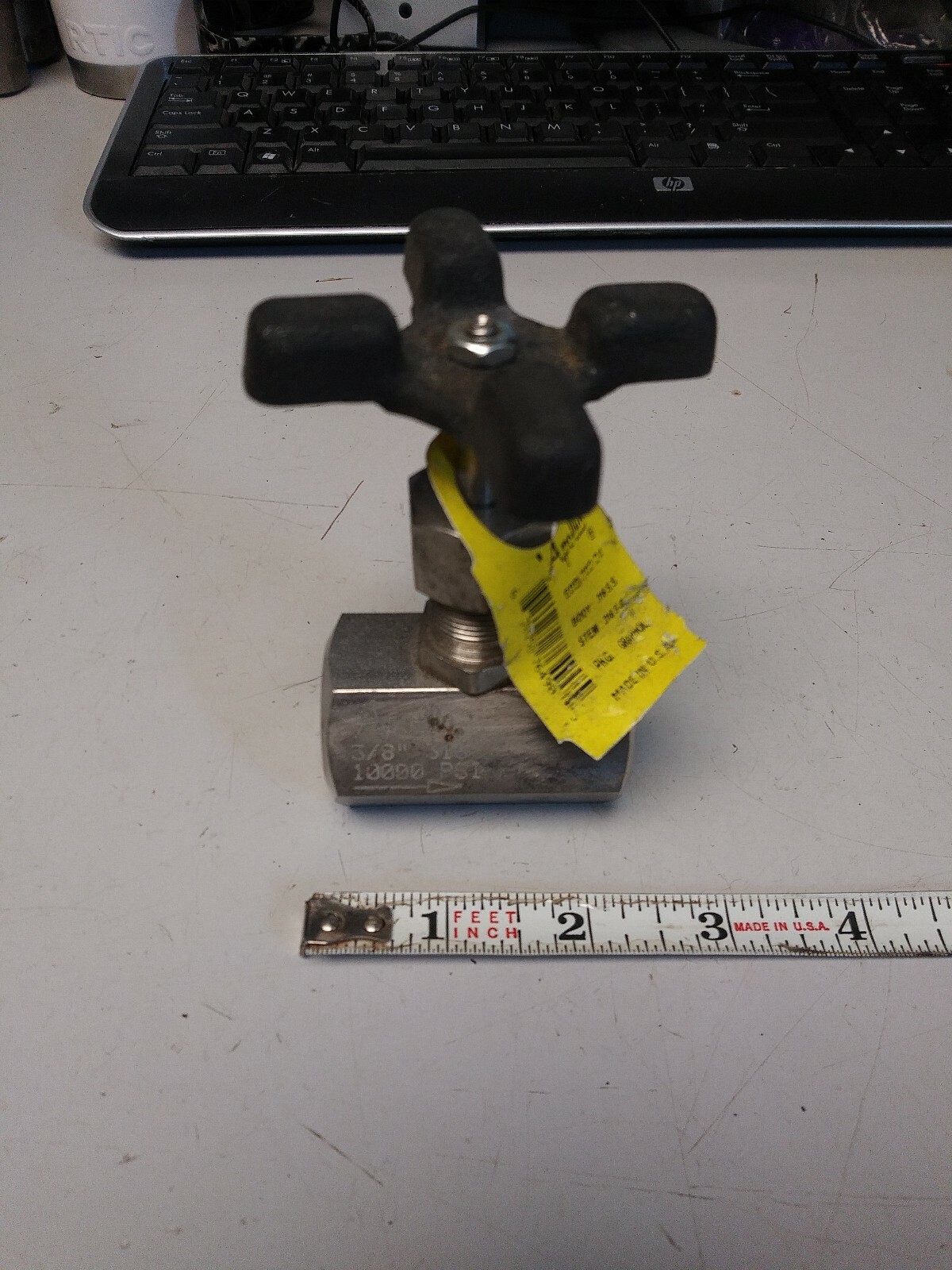Apollo 60B-702-24 ~ VLV, GLB, 3/8" GRPH, BS, 316 SS
